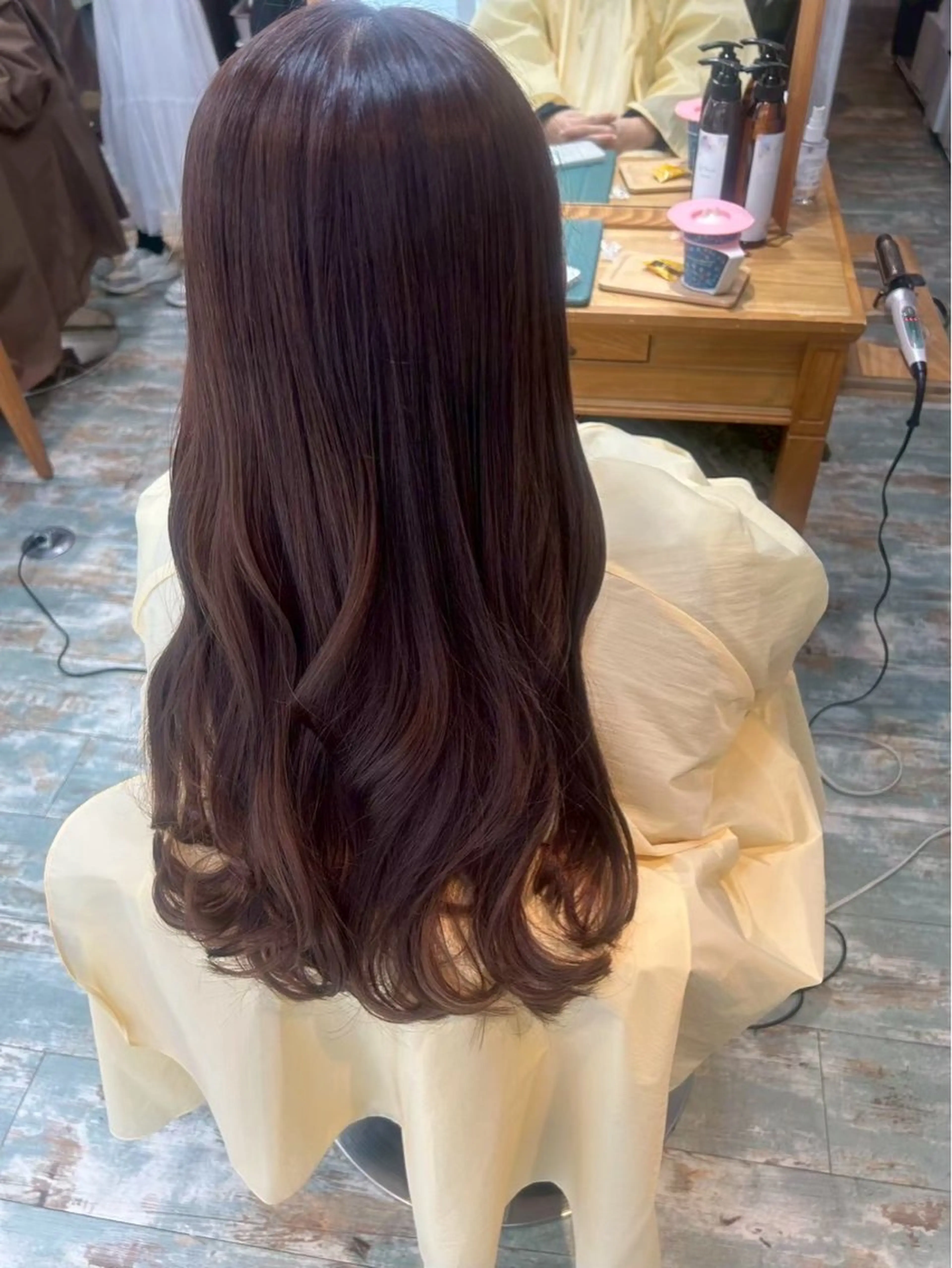 ロング カラー 﨑山莉里香🎀 カラーモデル募集のヘアスタイル
