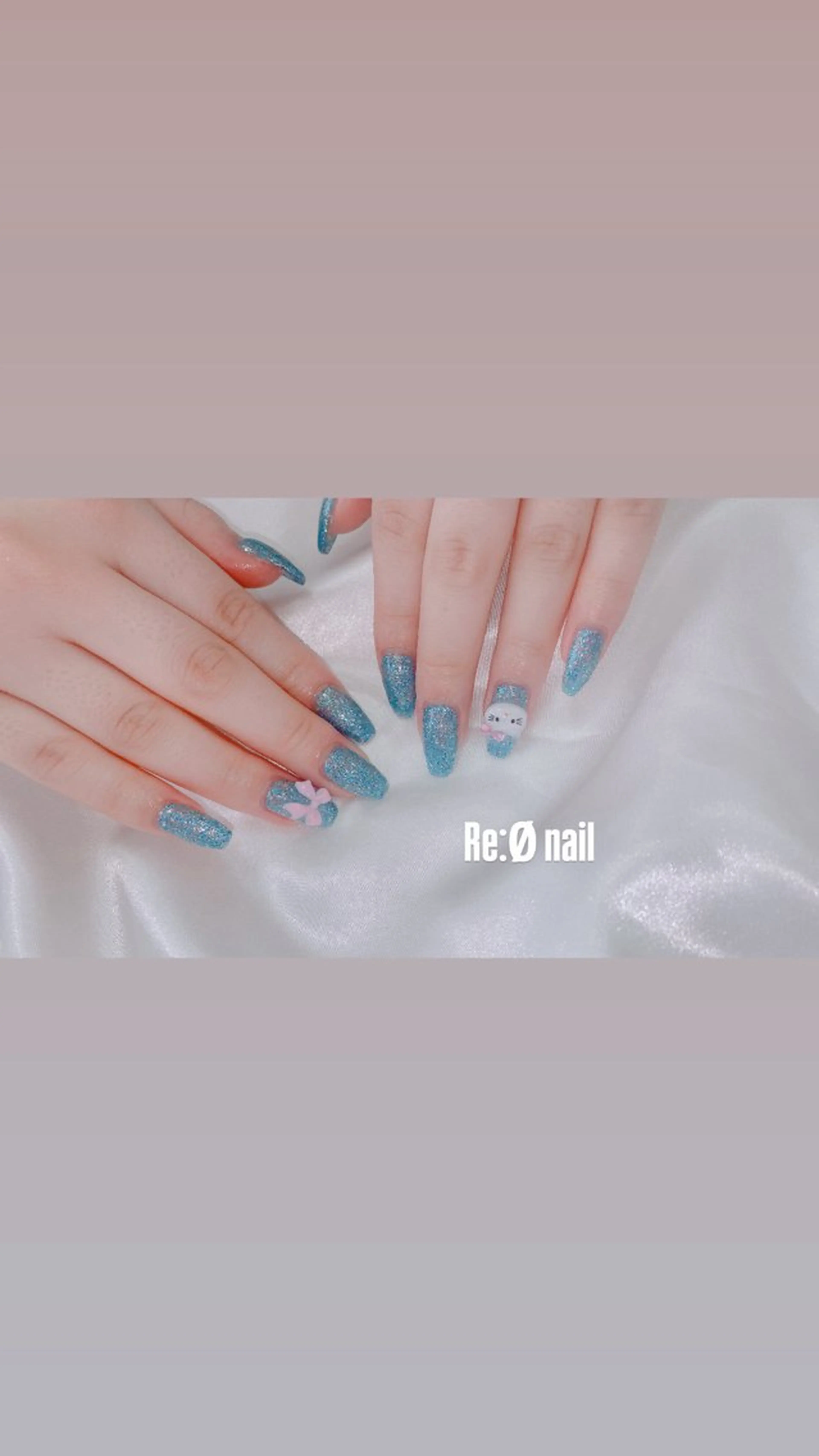 ネイル ハンドネイル Re:Ø nail 🩵TSUJIのネイルデザイン