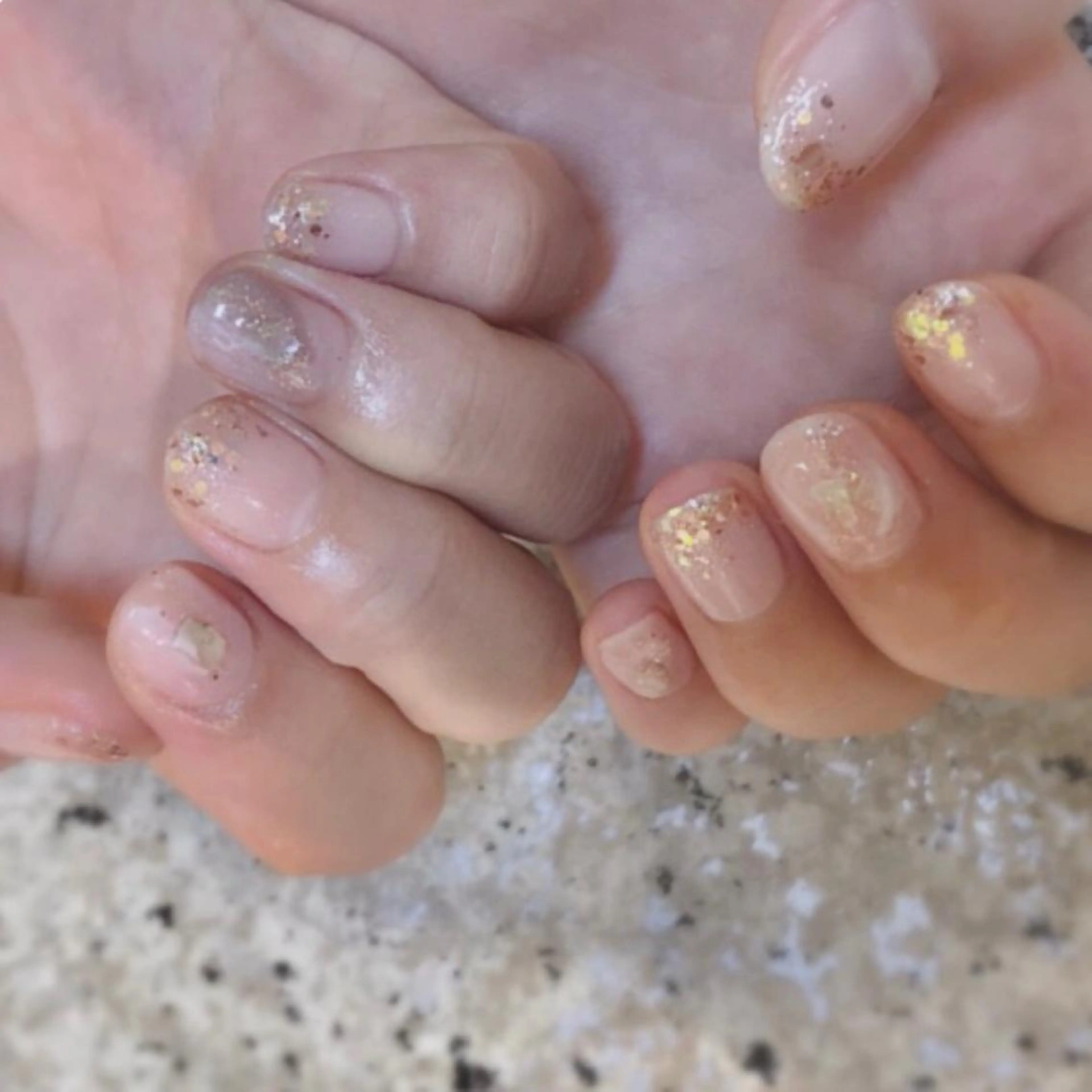 ネイル クリアネイル ハンドネイル 4/2ご予約 ◎ 本田 知美ꯁꯧのネイルデザイン