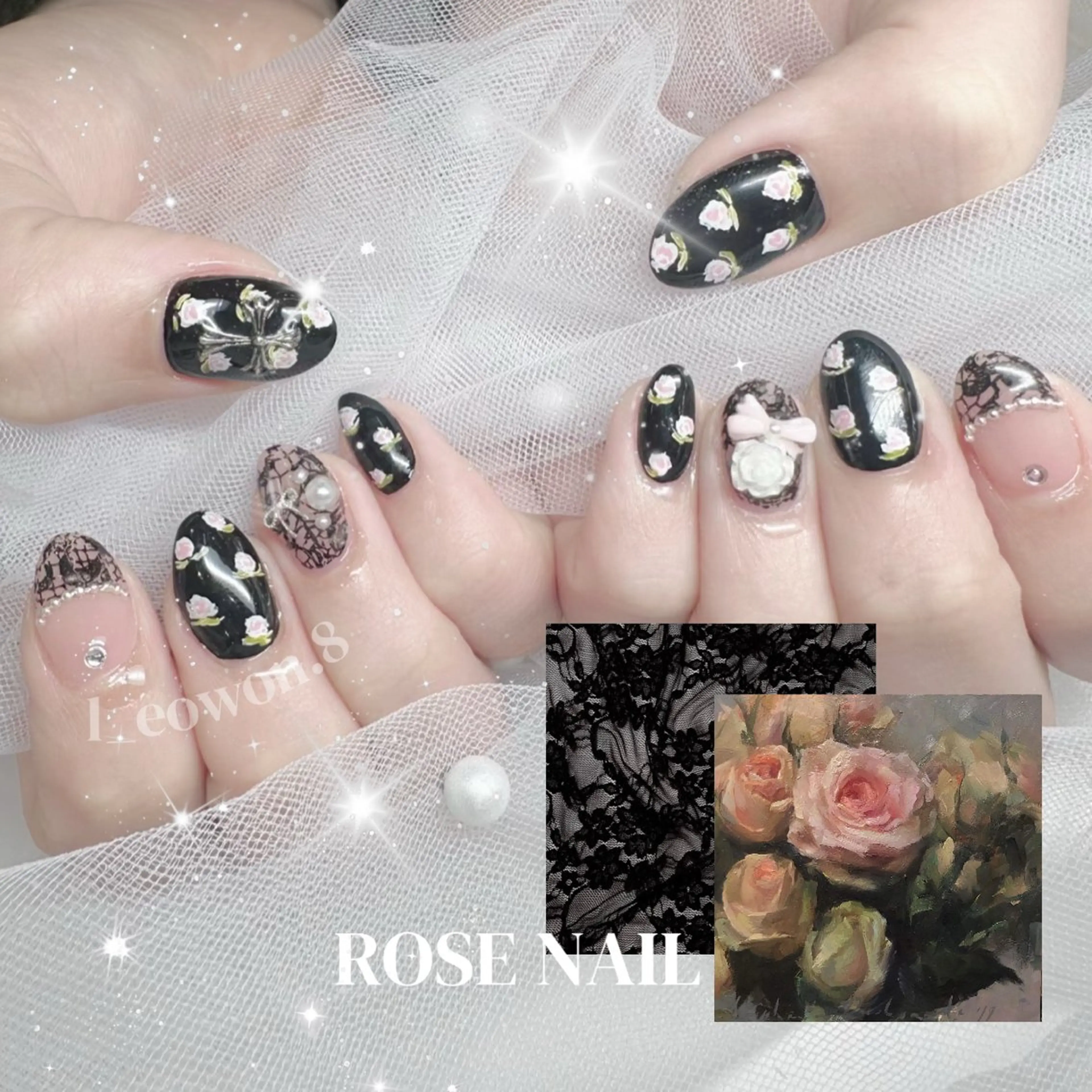 ネイル ハンドネイル NON🎀韓国 シンプルワンホン🎀のネイルデザイン