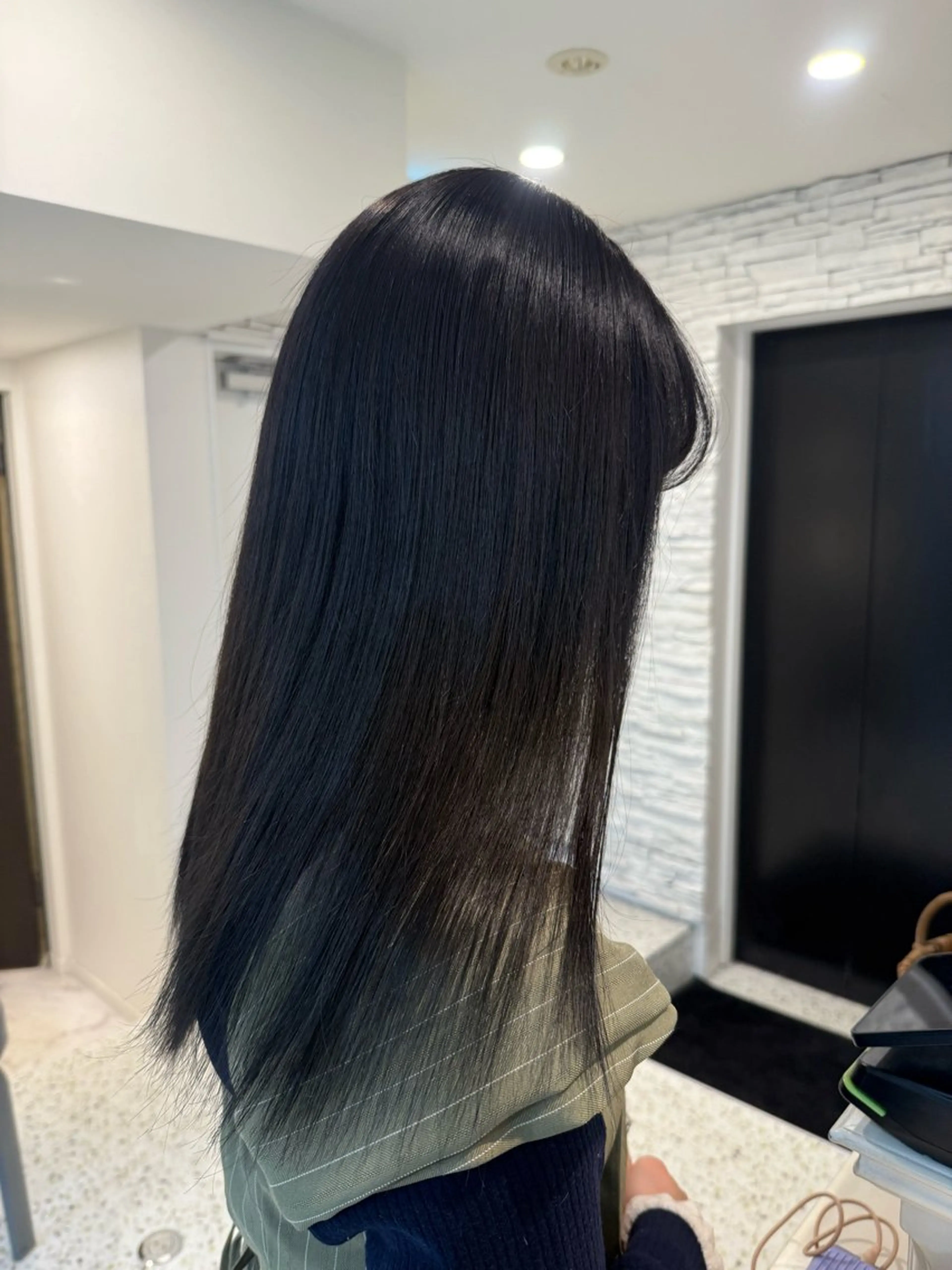 ロング カラー ベージュカラー 透明感カラー オリーブベージュ トリートメント ヘアカラー 透明感カラー/ RIKO🌺🥥のヘアスタイル