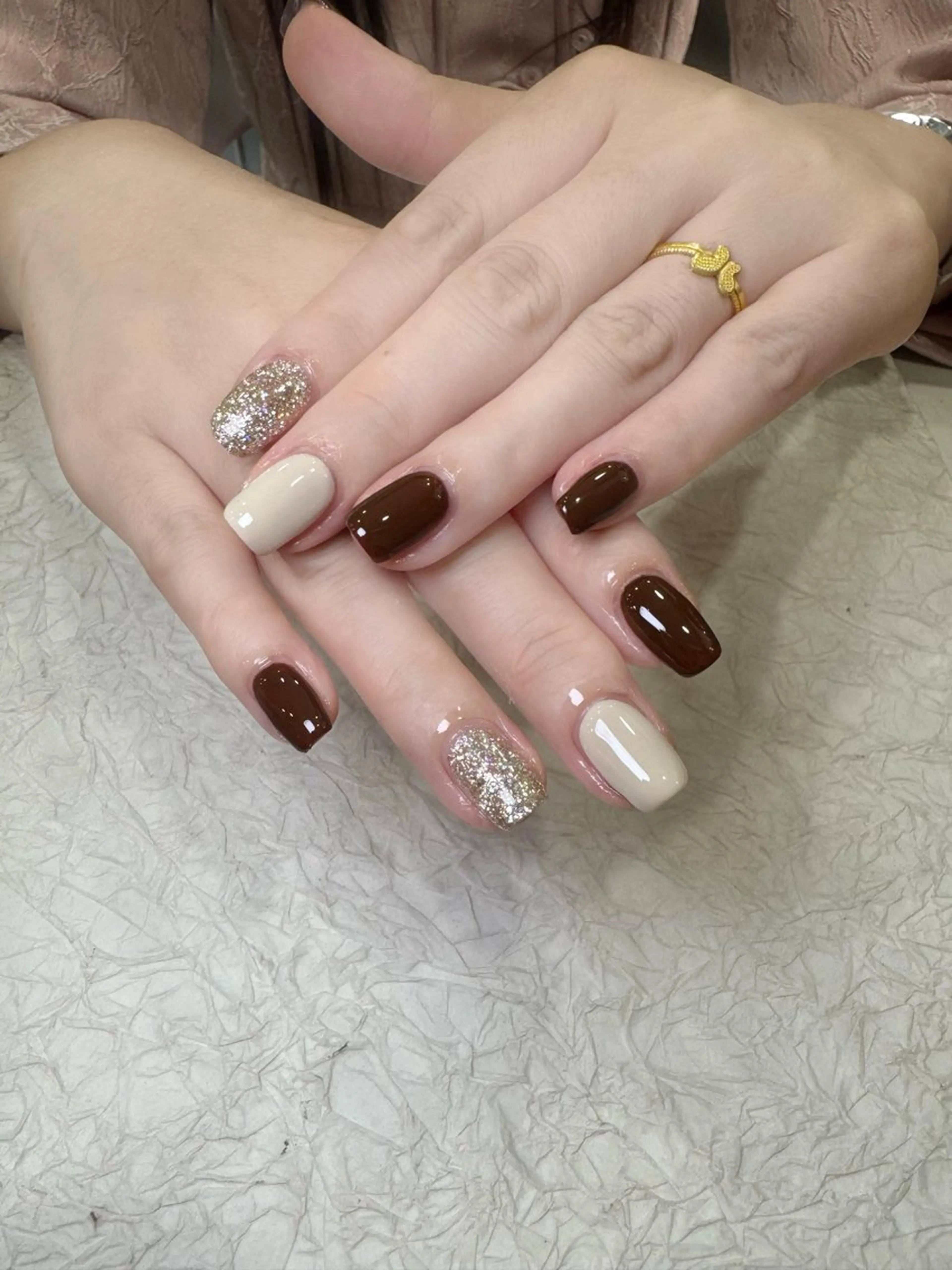 ネイル ハンドネイル ハンドケア FuFu.Nail 2️⃣番のネイルデザイン