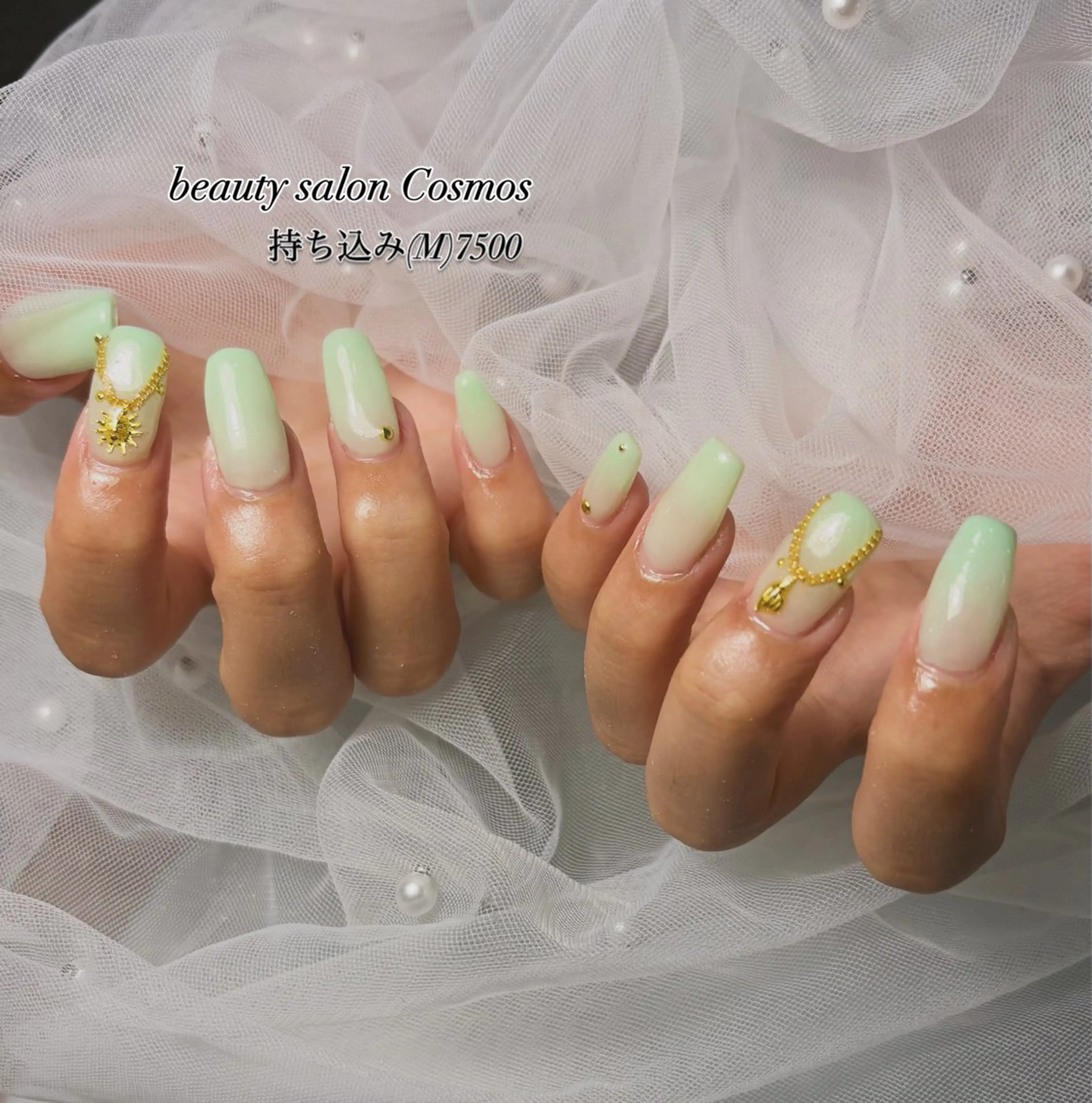 ネイル ハンドネイル 山科駅徒歩3分❣️ 代表　紗恵子のネイルデザイン