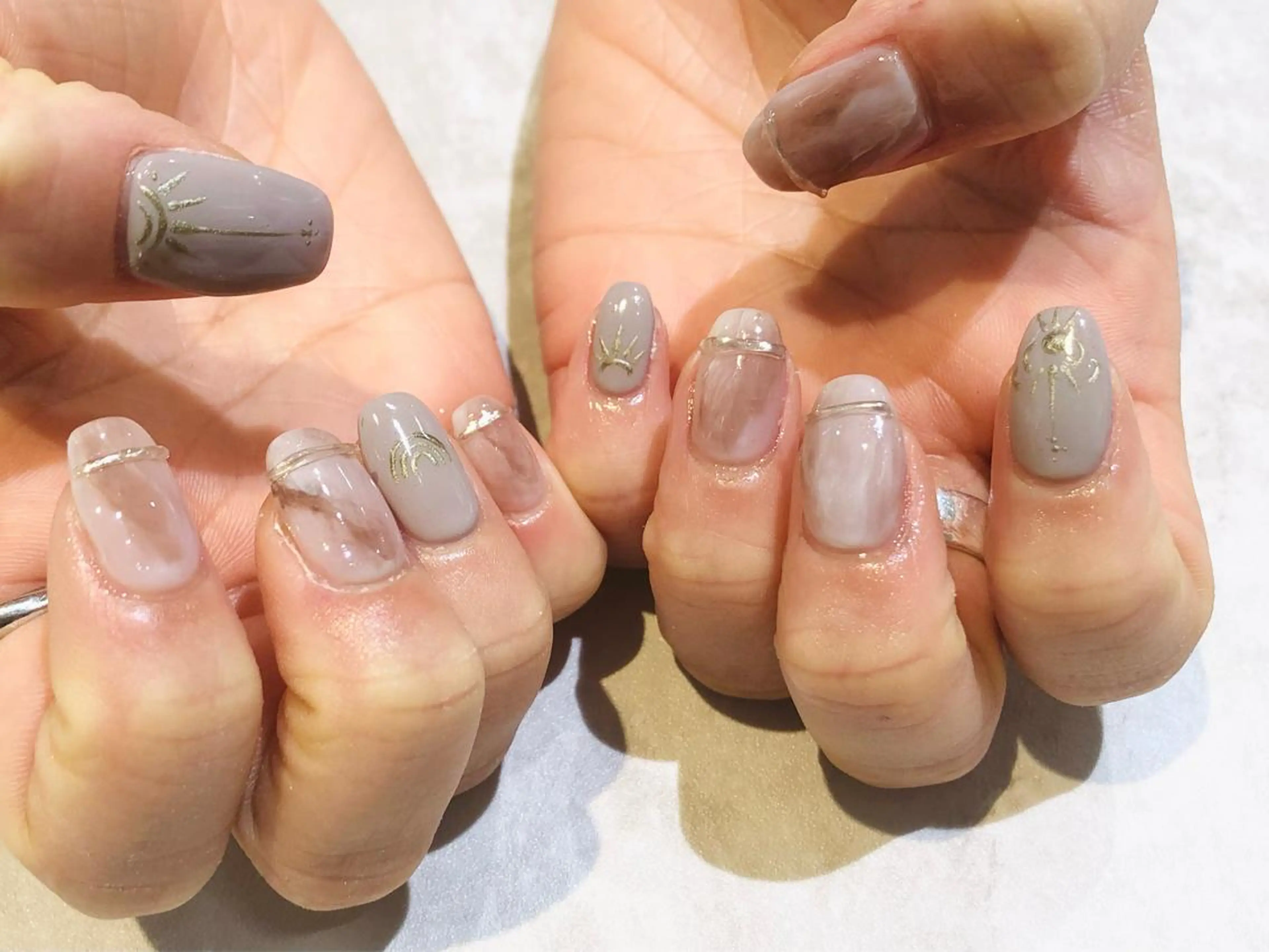 ネイル 舞田 苑香のネイルデザイン