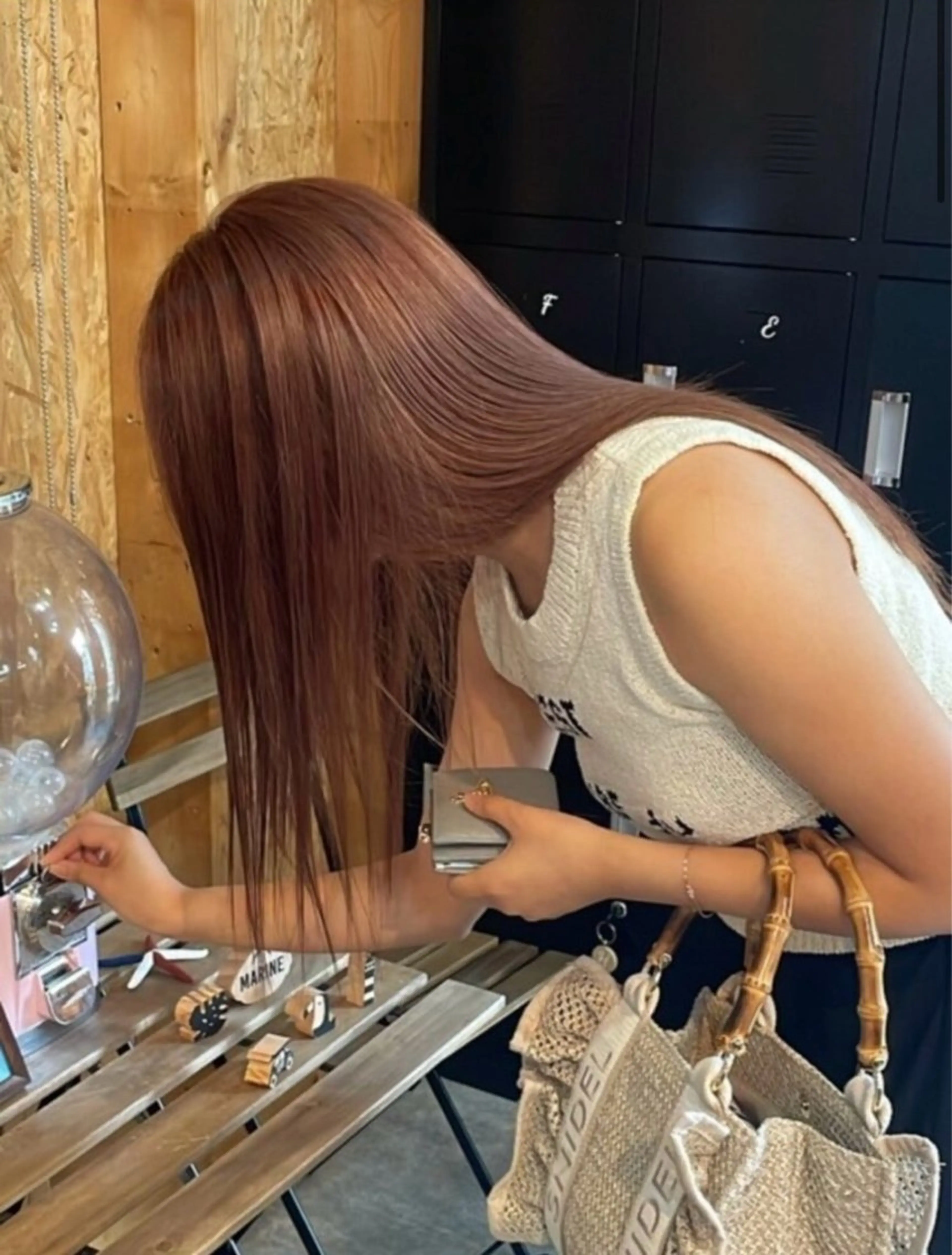 カラー ⛅️柔らかハイトーン ×モテ艶🍒ももかのヘアスタイル