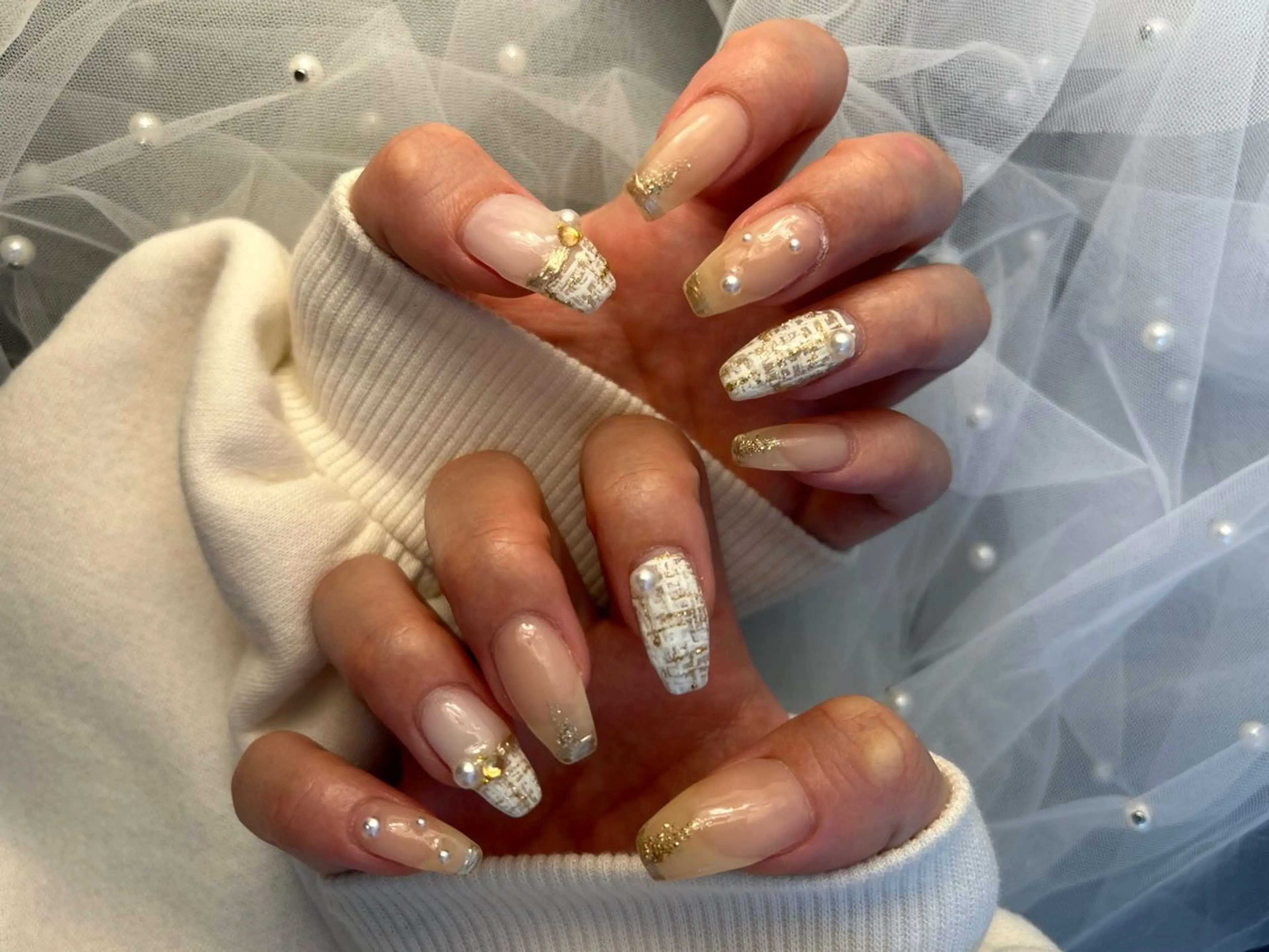 ネイル ハンドネイル フットネイル ✴︎ Delightのネイルデザイン