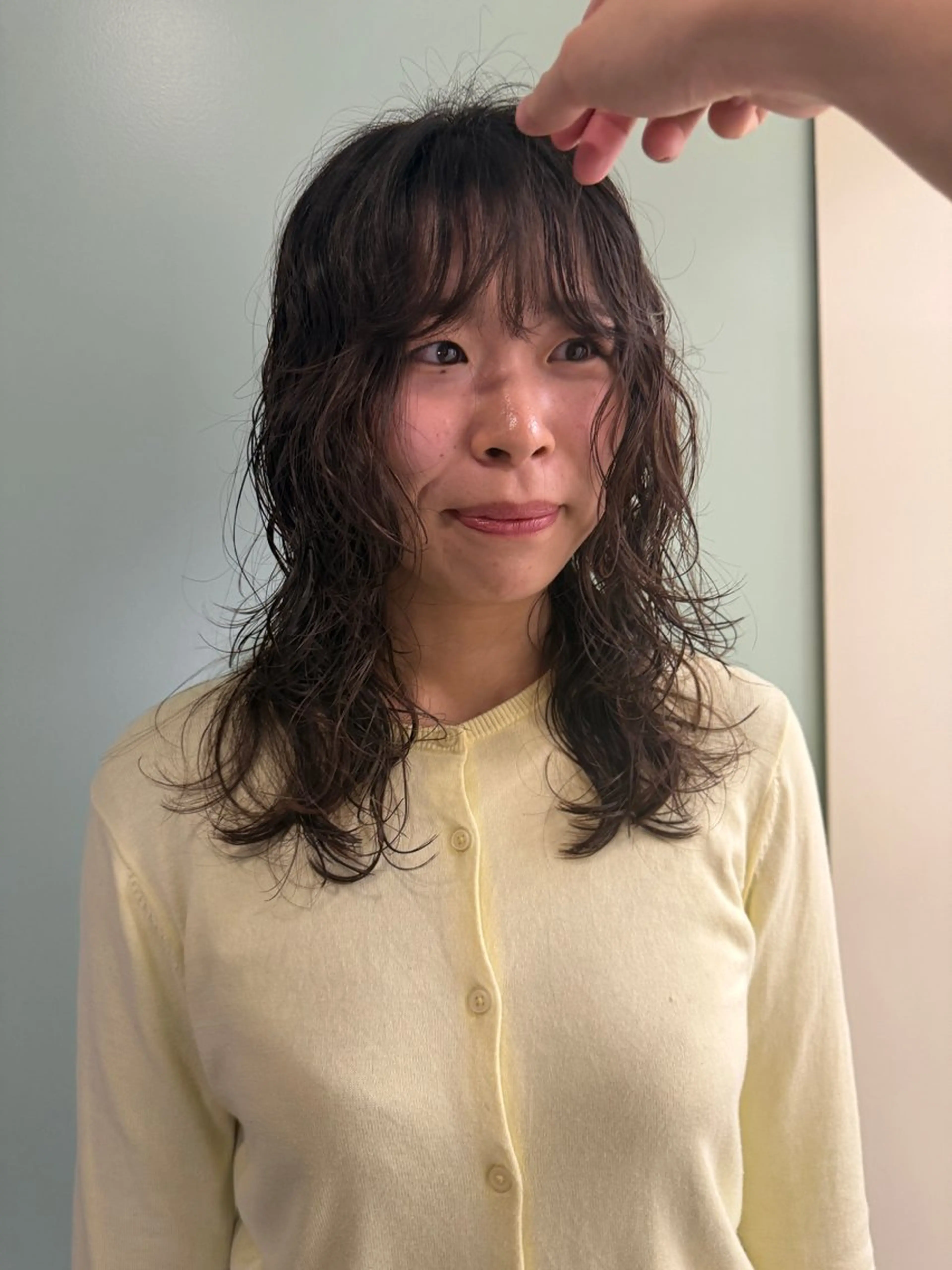 ロング パーマ パーマ/透明感カラー 元町🌱takutoのヘアスタイル