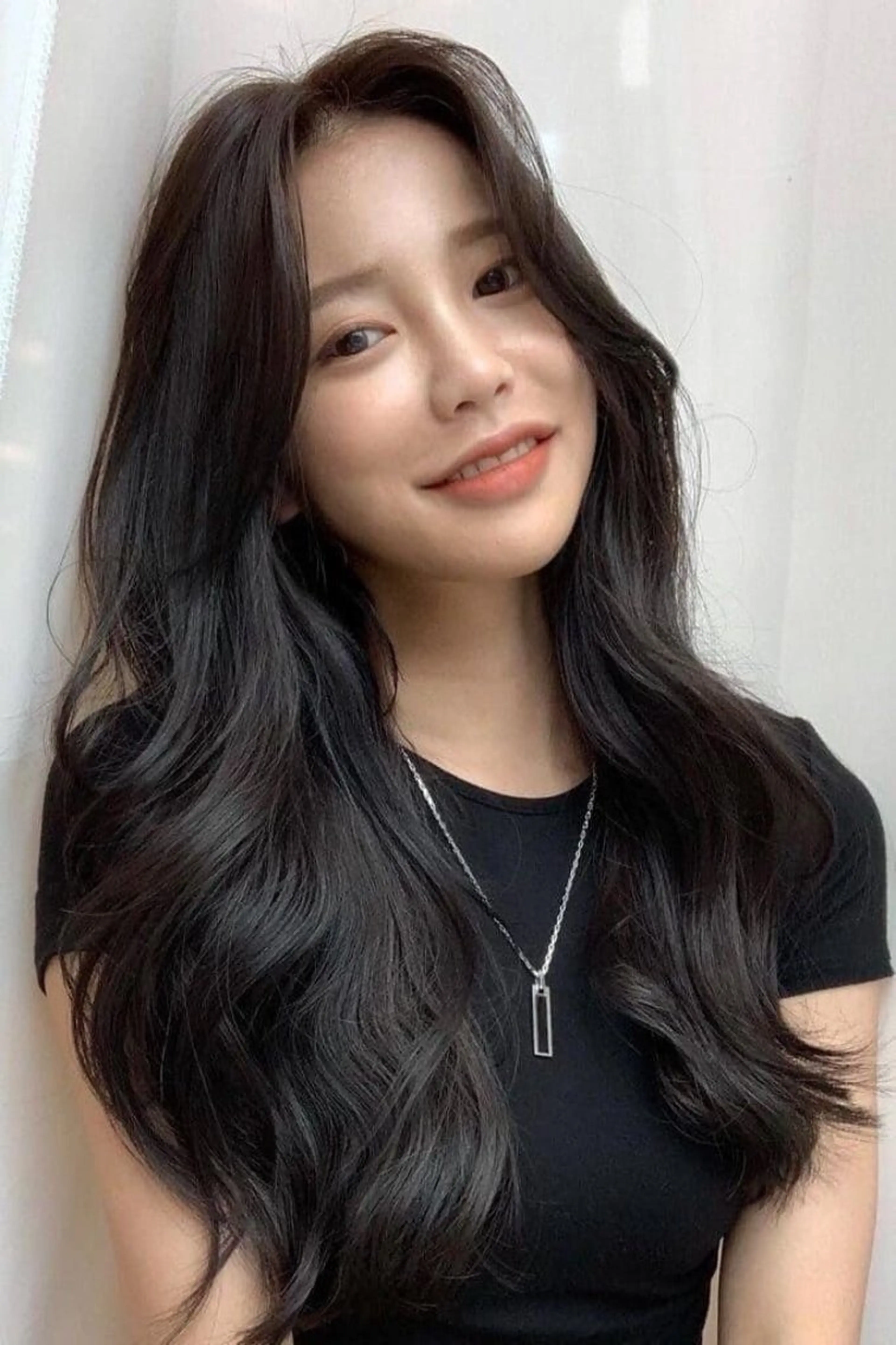 ロング カラー ヘアアレンジ レイヤー×透明感カラ ーHAYATOのヘアスタイル