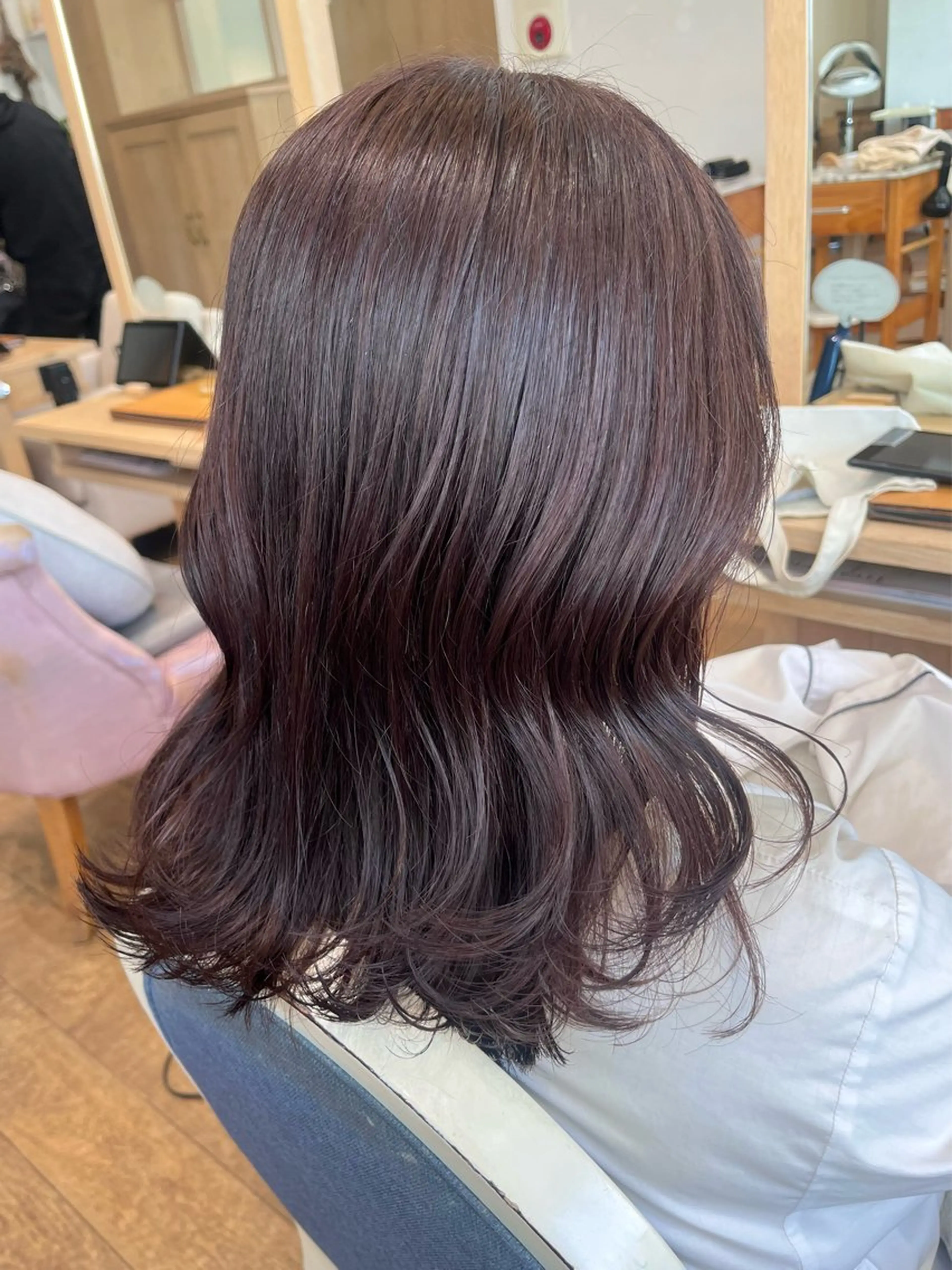 ミディアム カラー ヘアカラー 暖色カラー/ダブル カラー/名古屋/辻のヘアスタイル