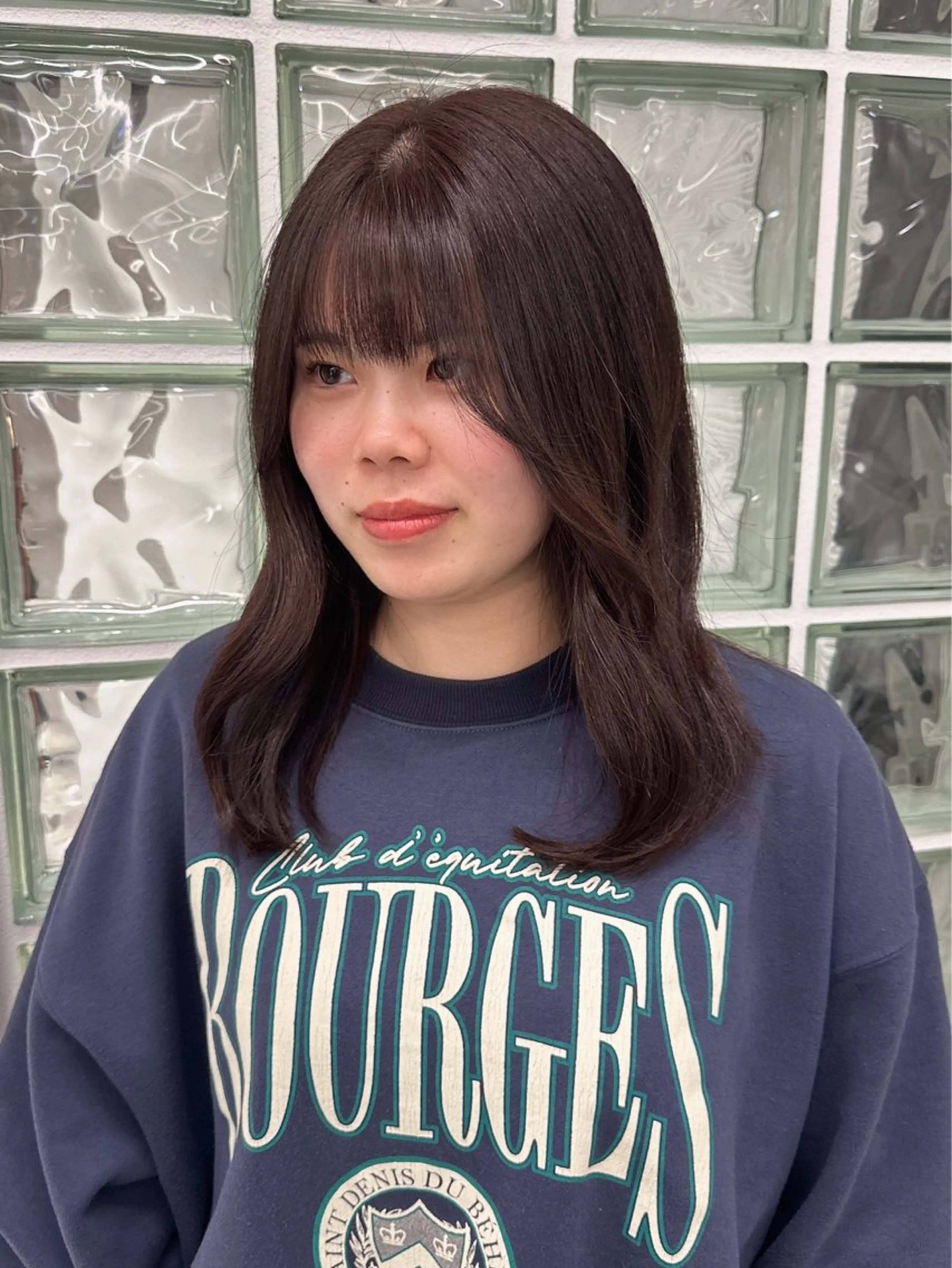 カラー ピンクカラー ヘアカラー トリートメント ヘアセット 秋永 鈴のヘアスタイル