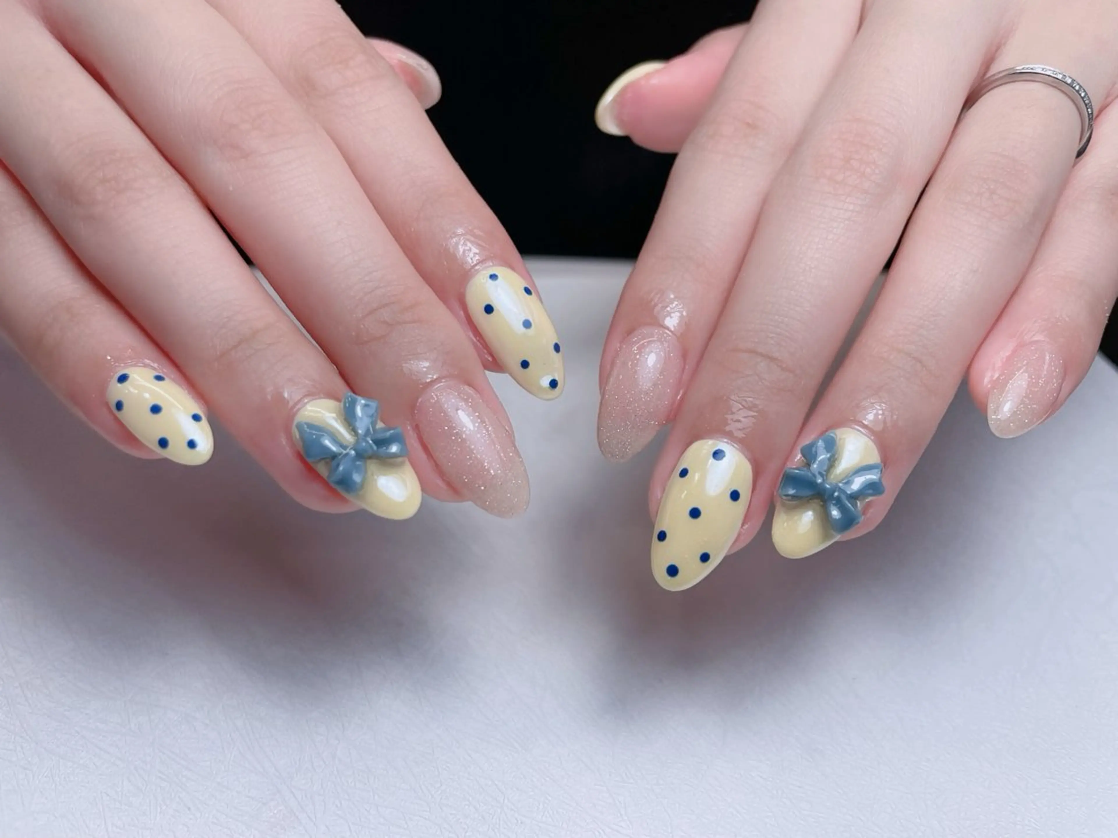 ネイル 長さ出し フットネイル フレンチネイル ジェルネイル ガラスフレンチ 中野駅から2分 MEO NAILのネイルデザイン