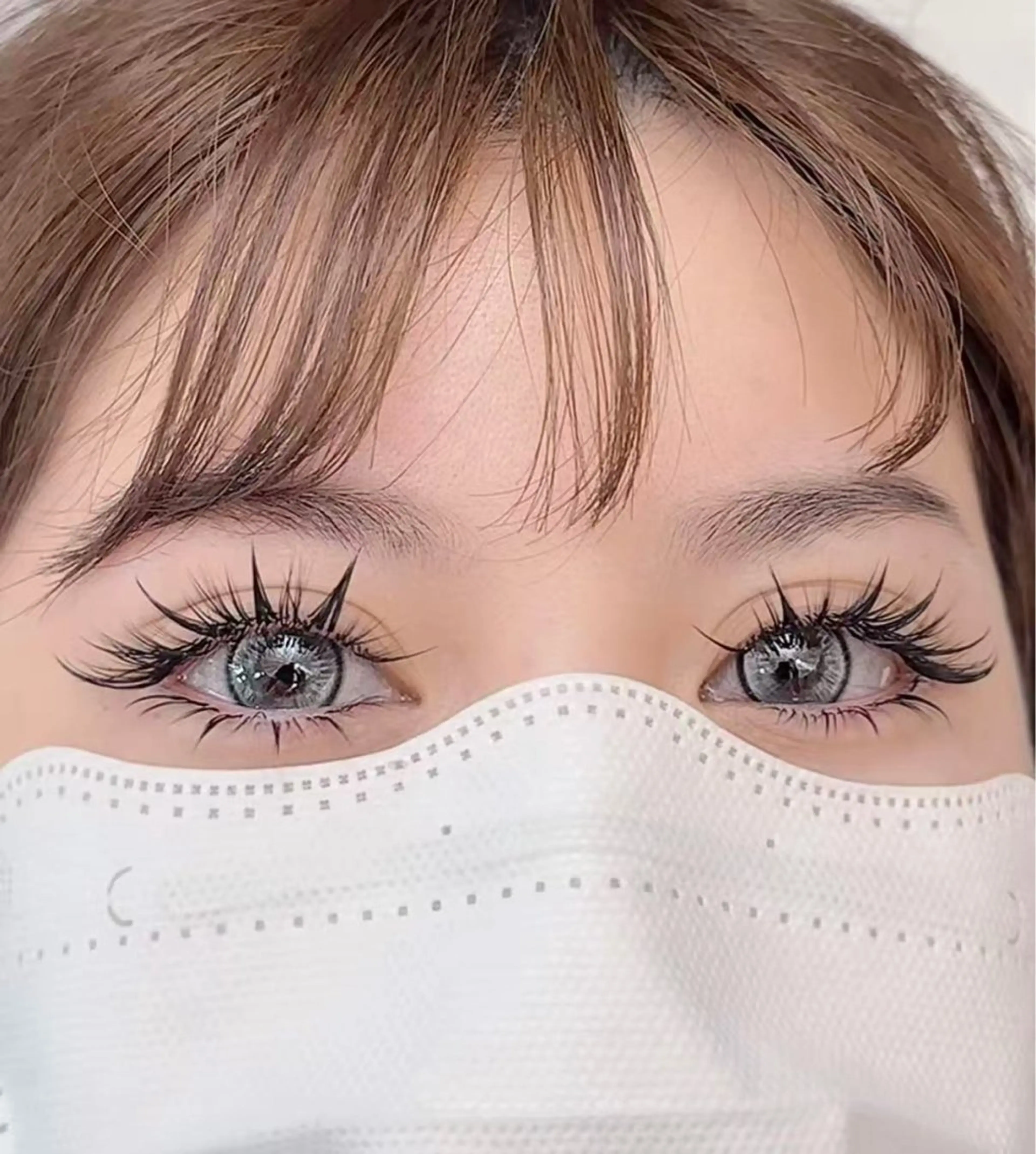 マツエク・マツパ フラットラッシュ パリジェンヌラッシュリフト まつげパーマ 下まつげエクステ 一重×まつ毛パーマ マツエク LEDアイラッシュ みらいサロンのマツエク・マツパデザイン