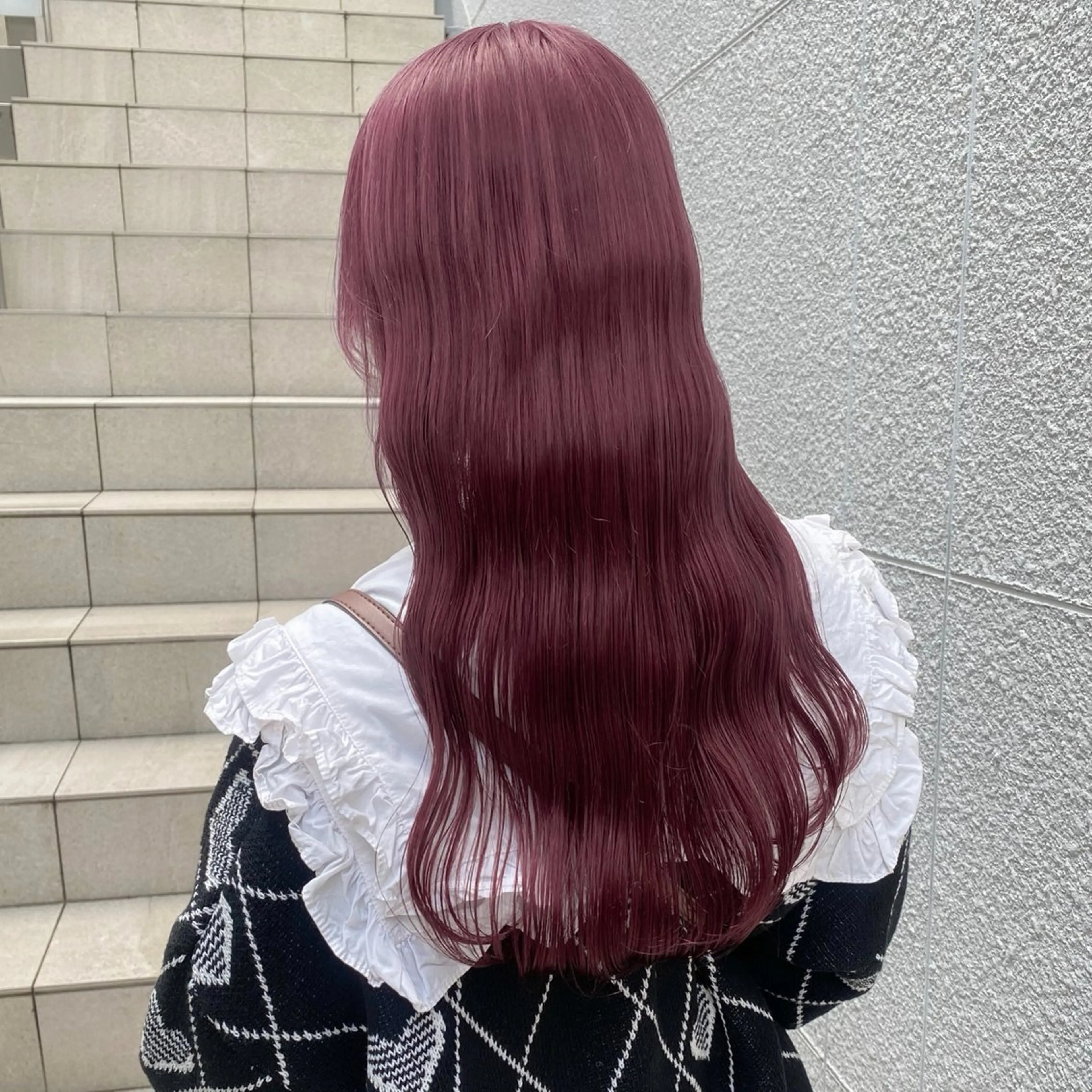 ロング カラー ヘアアレンジ カット ヘアカラー トリートメント 💗💗韓国レイヤー yu-ki💗💗のヘアスタイル