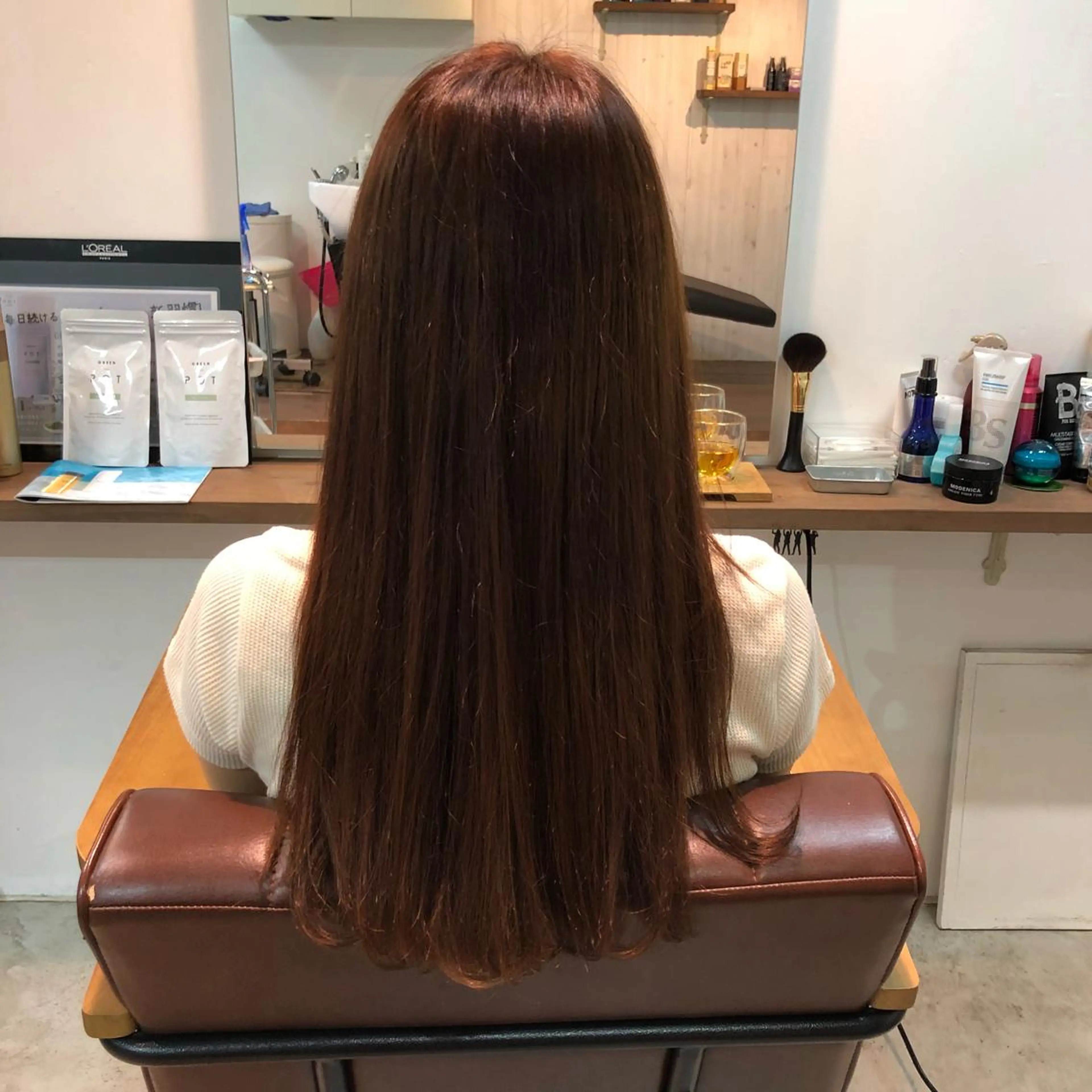 ロング カラー ブリーチ 村田 幸穂のヘアスタイル