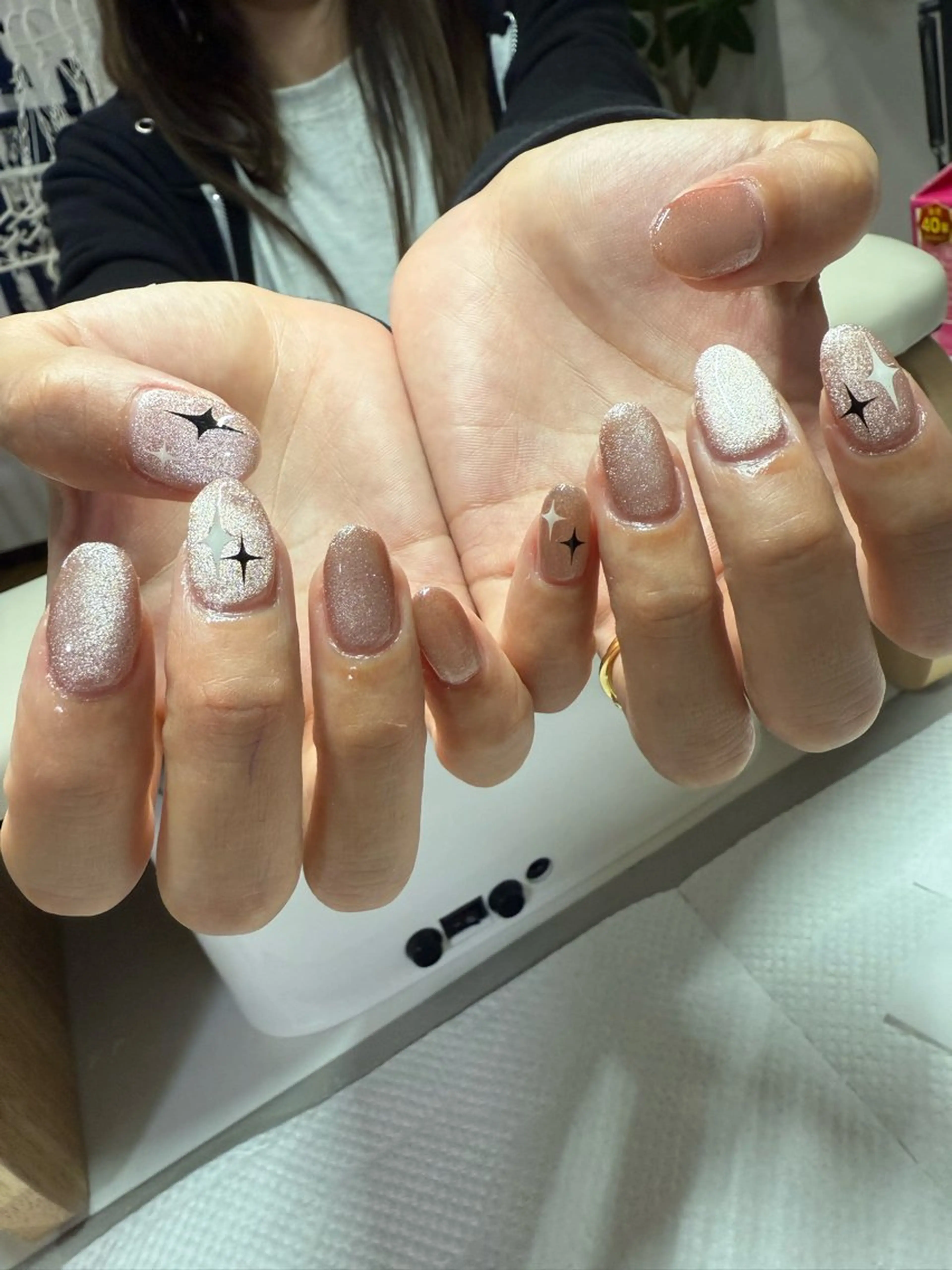 ネイル マグネットネイル yui nailのネイルデザイン