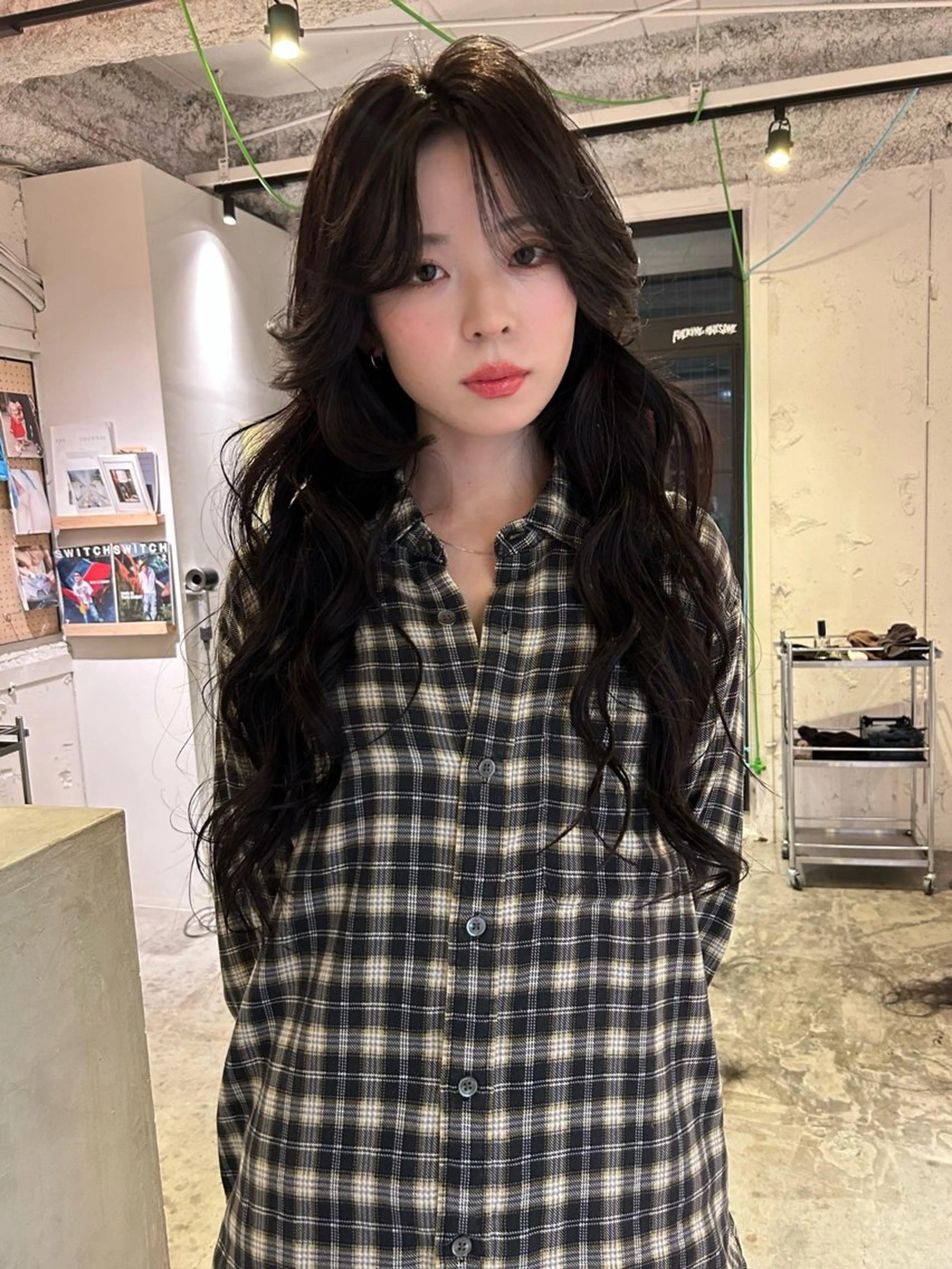 ロング カラー ロング カット ヘアカラー トリートメント 村上雅人 ナチュラルモードのヘアスタイル