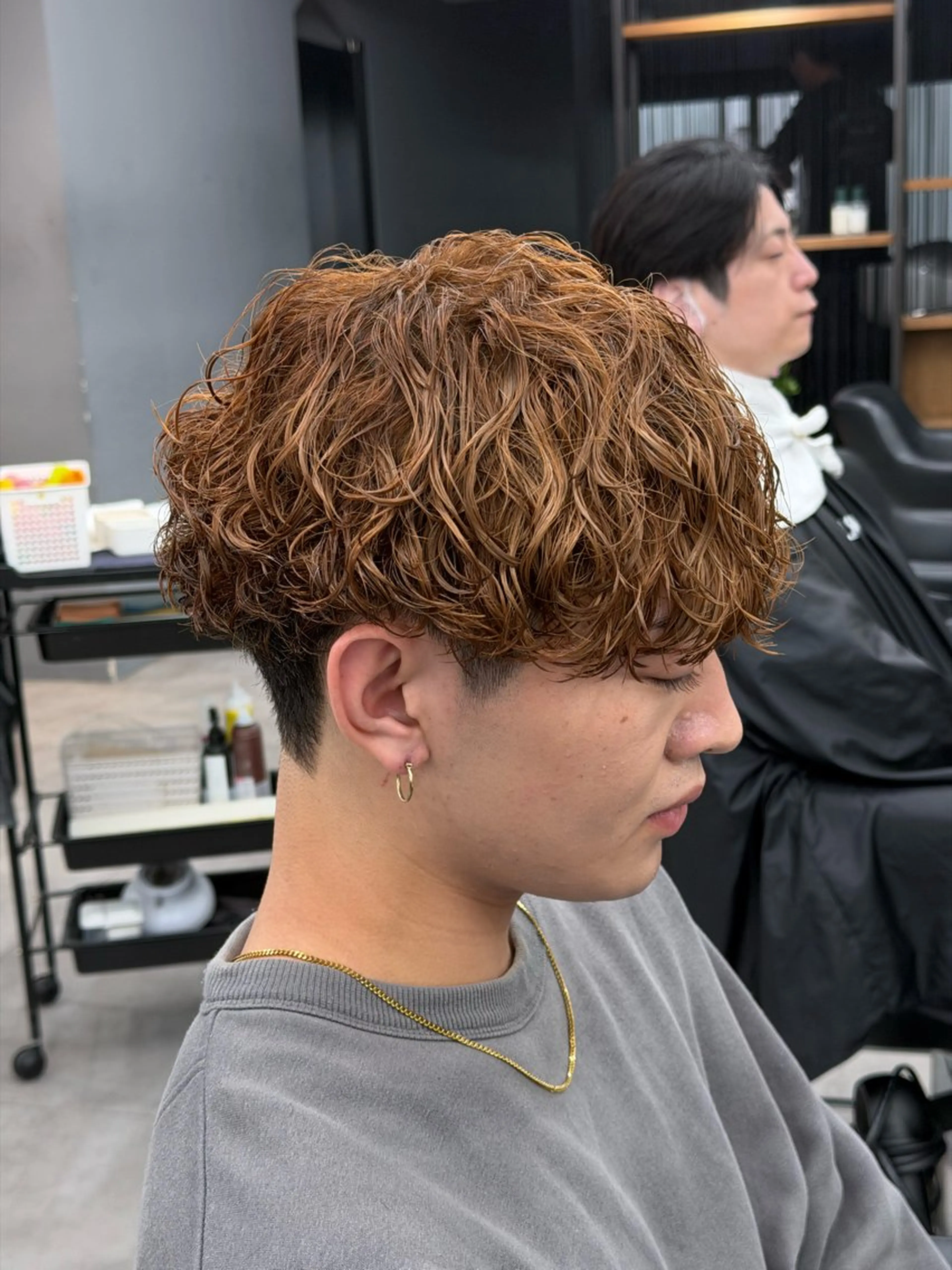 カラー ブラウンカラー 杉山 翔大のヘアスタイル