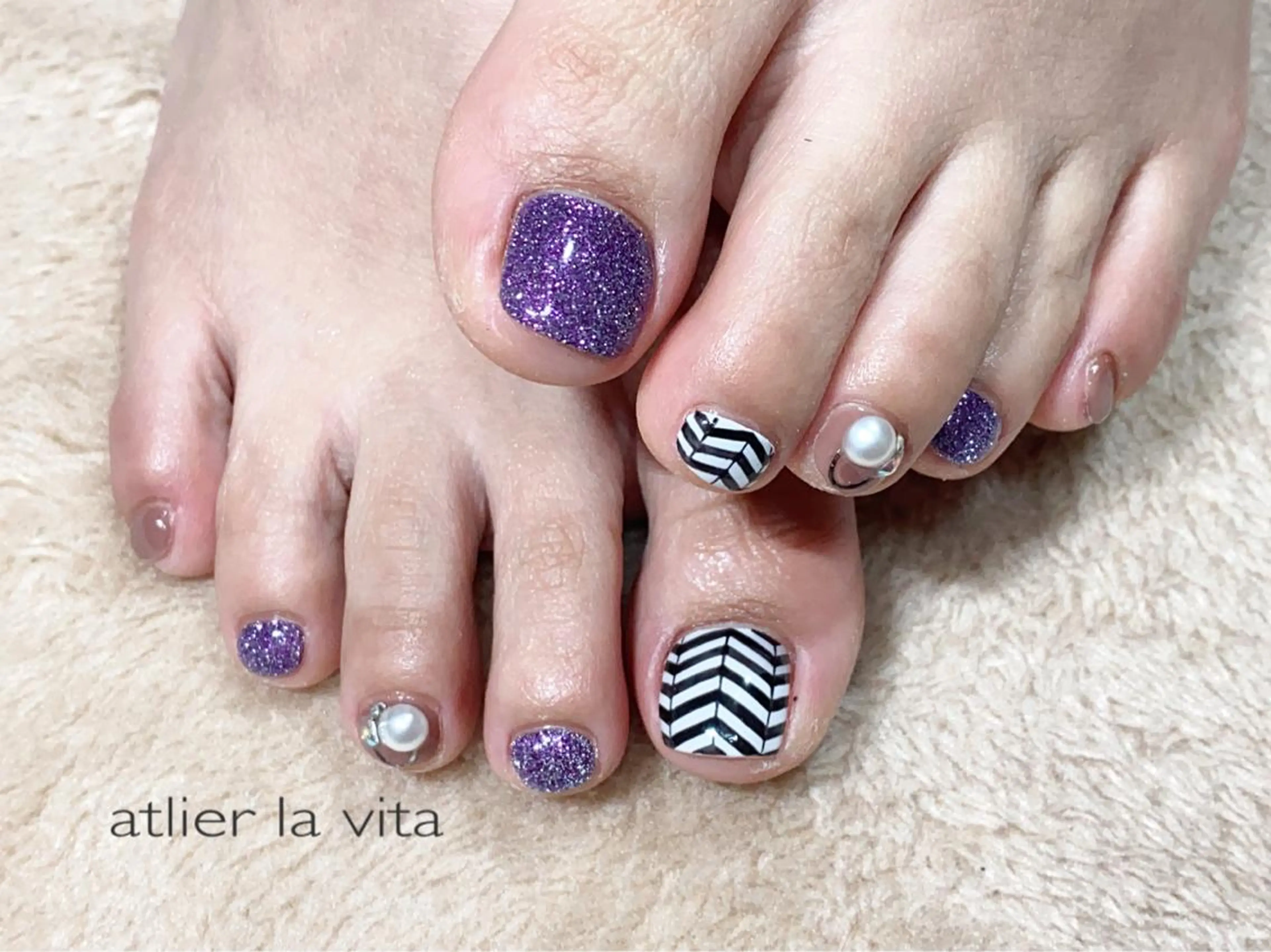 ネイル フットネイル atelier la vita所属・lavita. mimuraのネイルデザイン