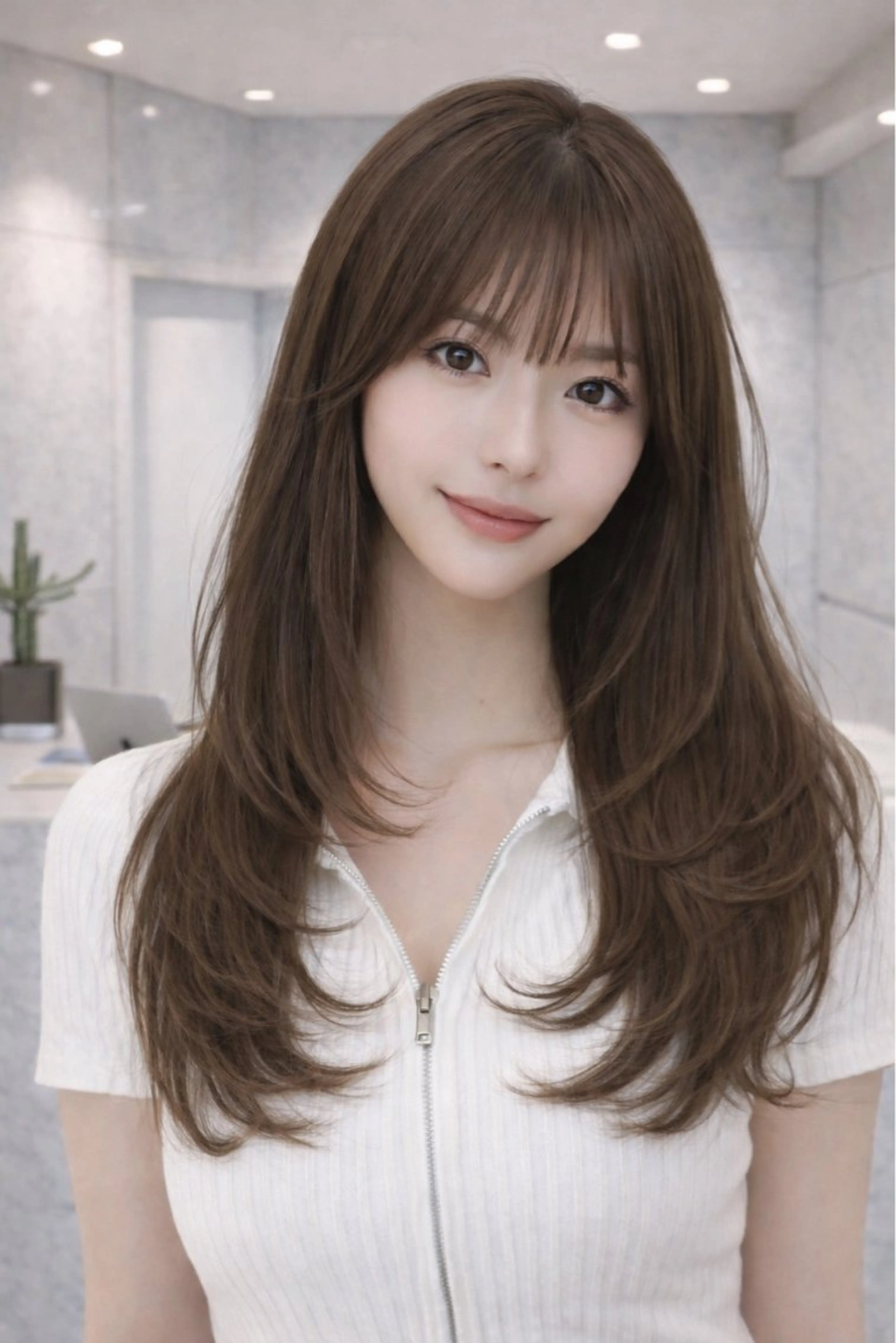 カラー core茶屋町 桜子のヘアスタイル