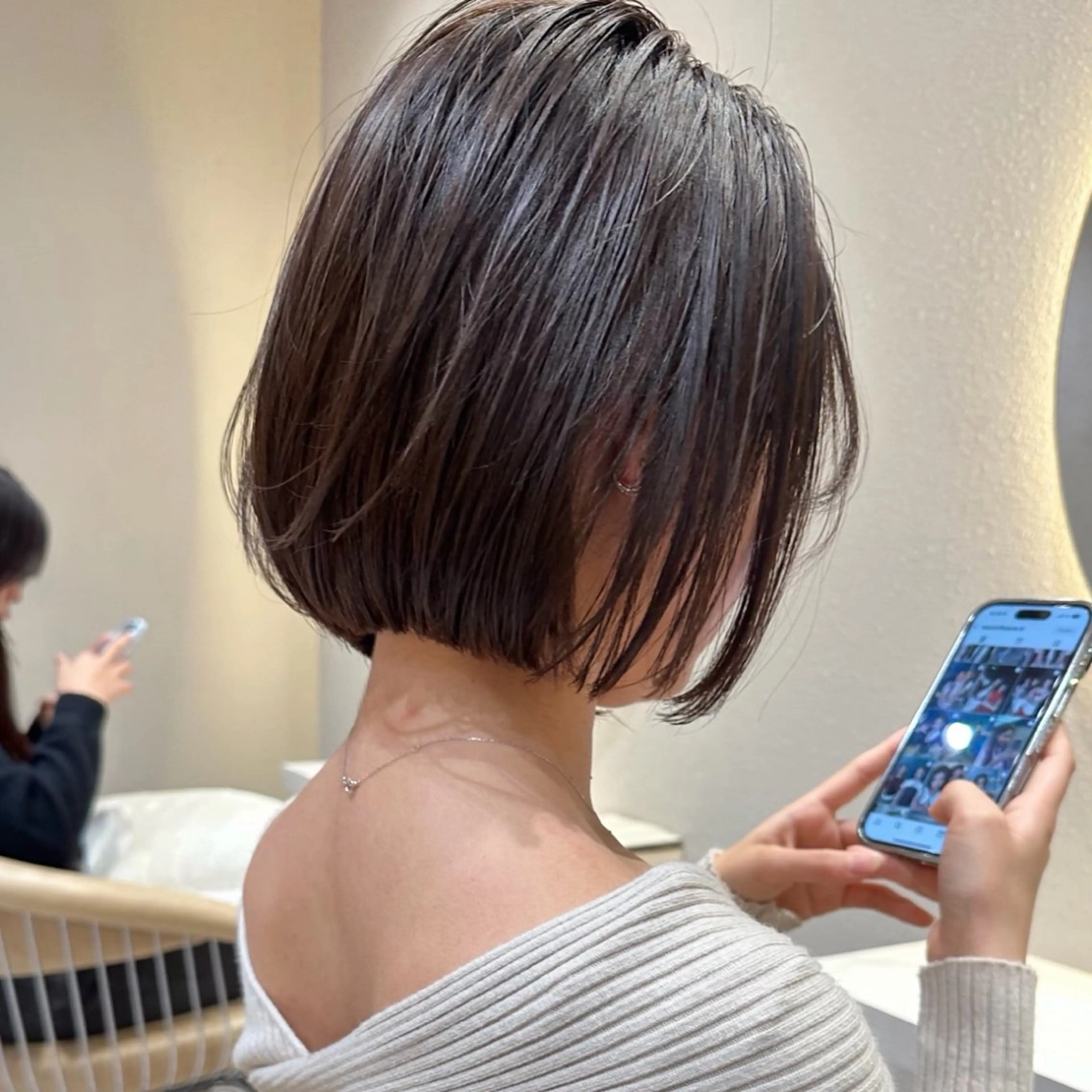 ショート パーマ レイヤー|縮毛矯正 |韓国ボブ|岡田洸太のヘアスタイル