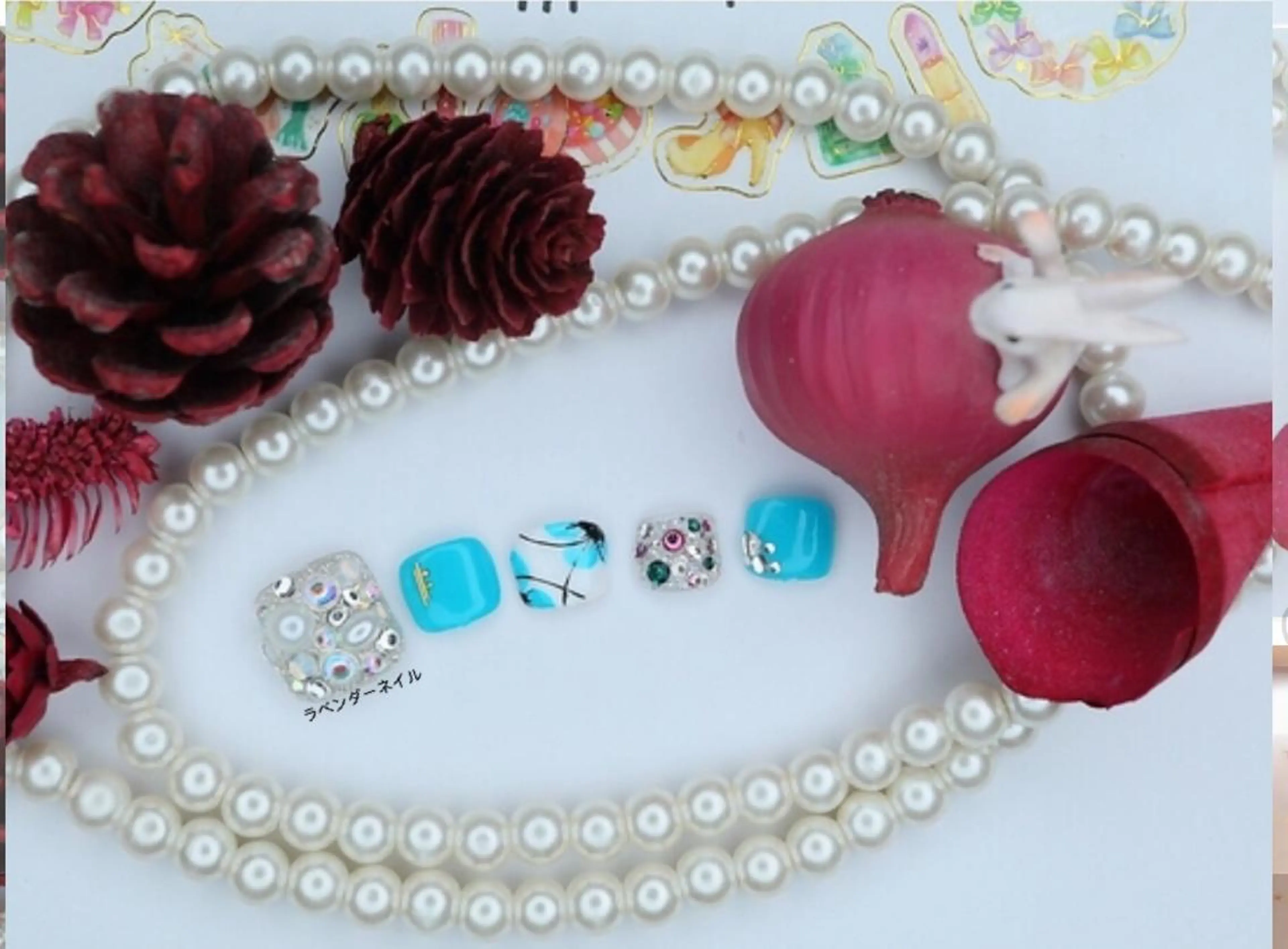 ネイル ラベンダー💖日暮里 ルル💖ネイルのネイルデザイン