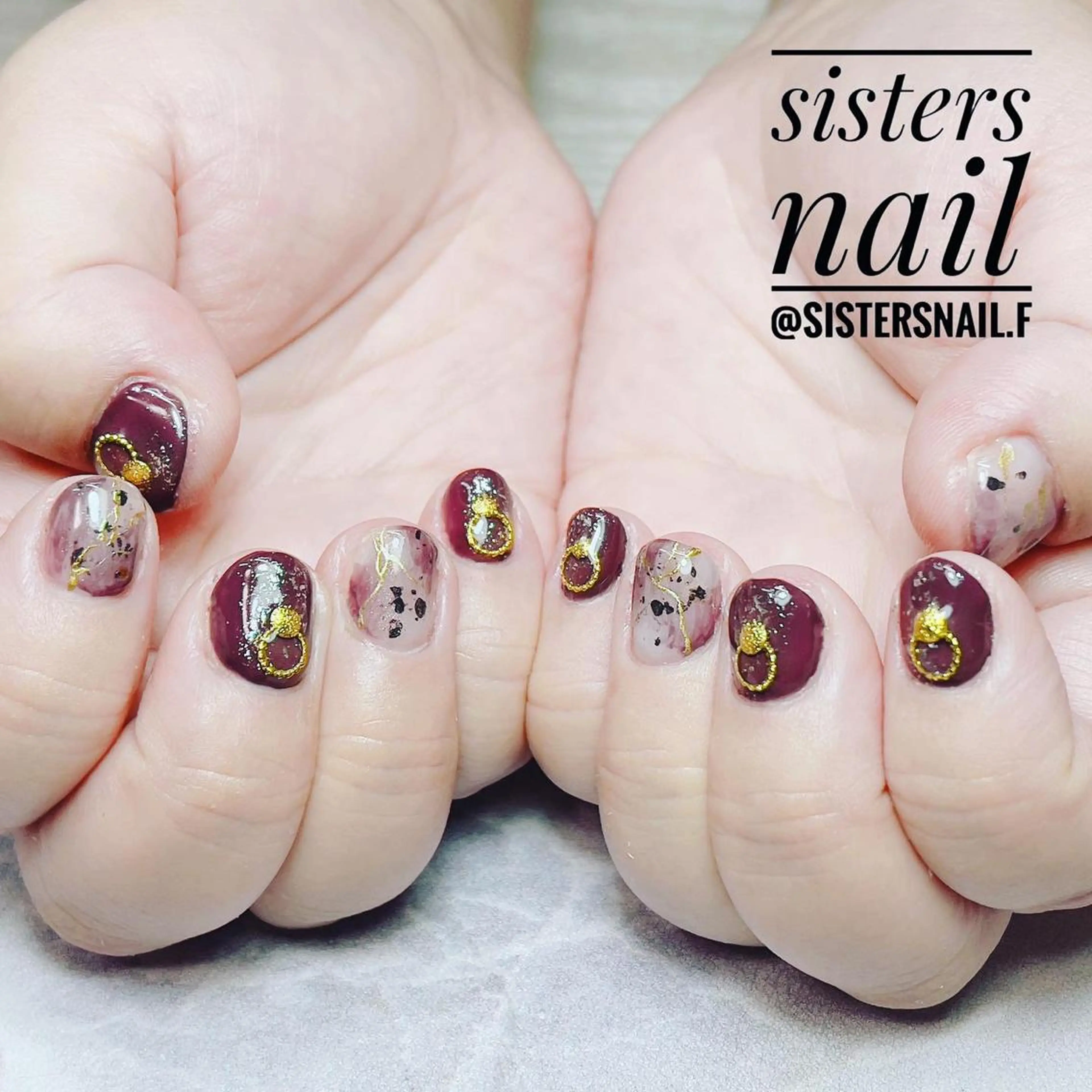 ネイル アートネイル ジェルネイル キラキラネイル ニュアンスネイル オフィスネイル sisters nail.fのネイルデザイン