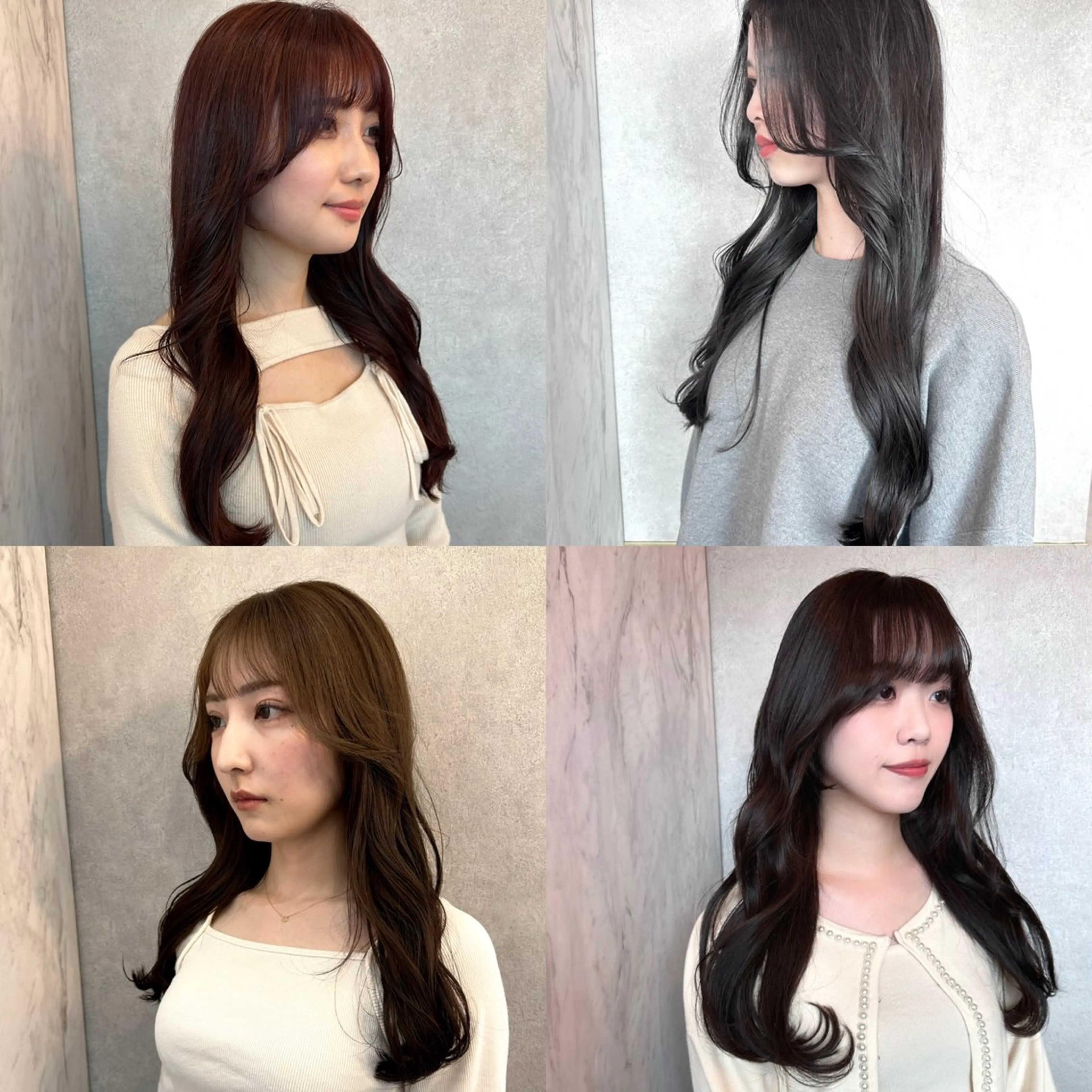 ロング カラー 透明感カラー 韓国風ヘア ロング 新宿/韓国ヘア/ 韓国ボブ/Mayuのヘアスタイル