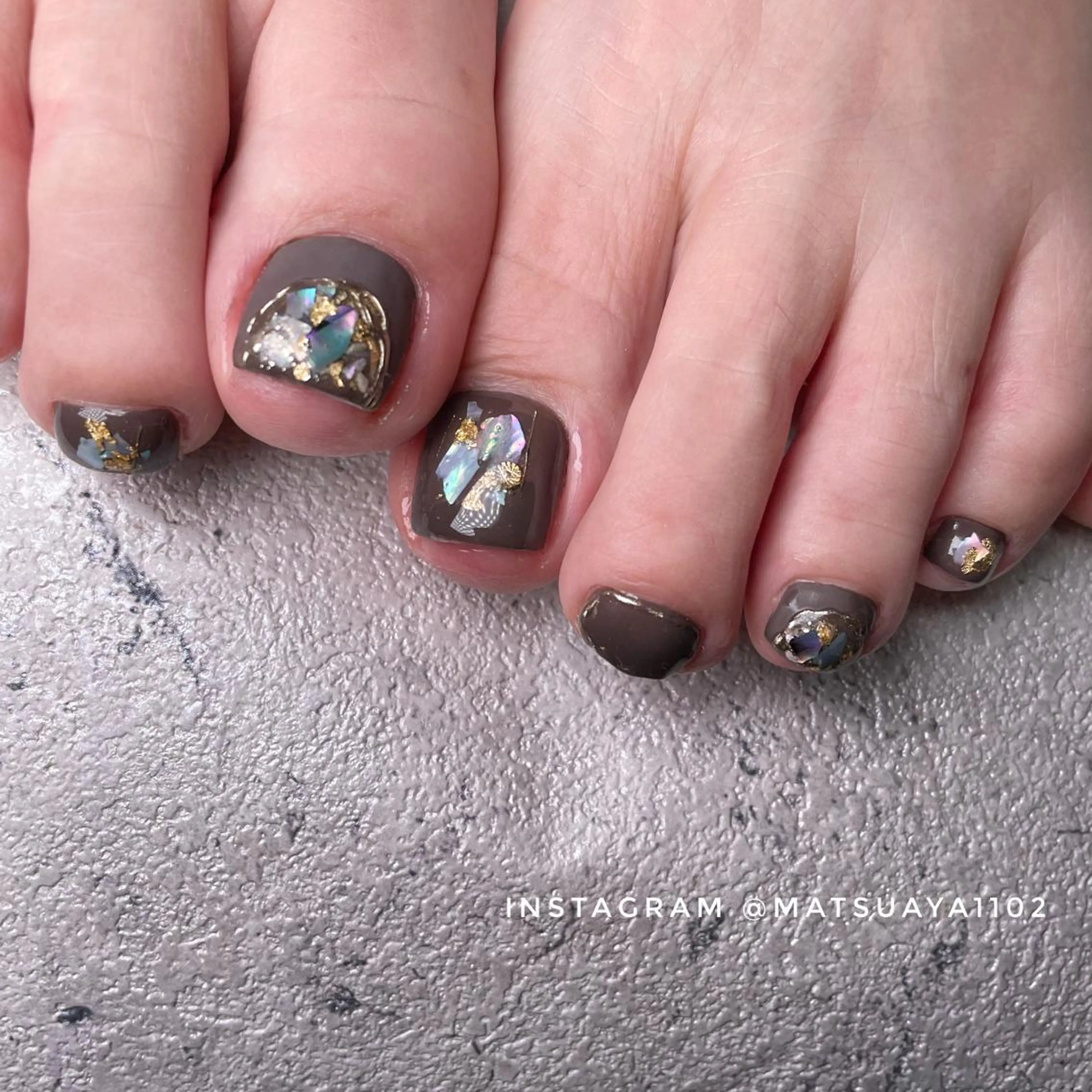 ご新規様 他店オフ有り フットジェル《アート》の写真