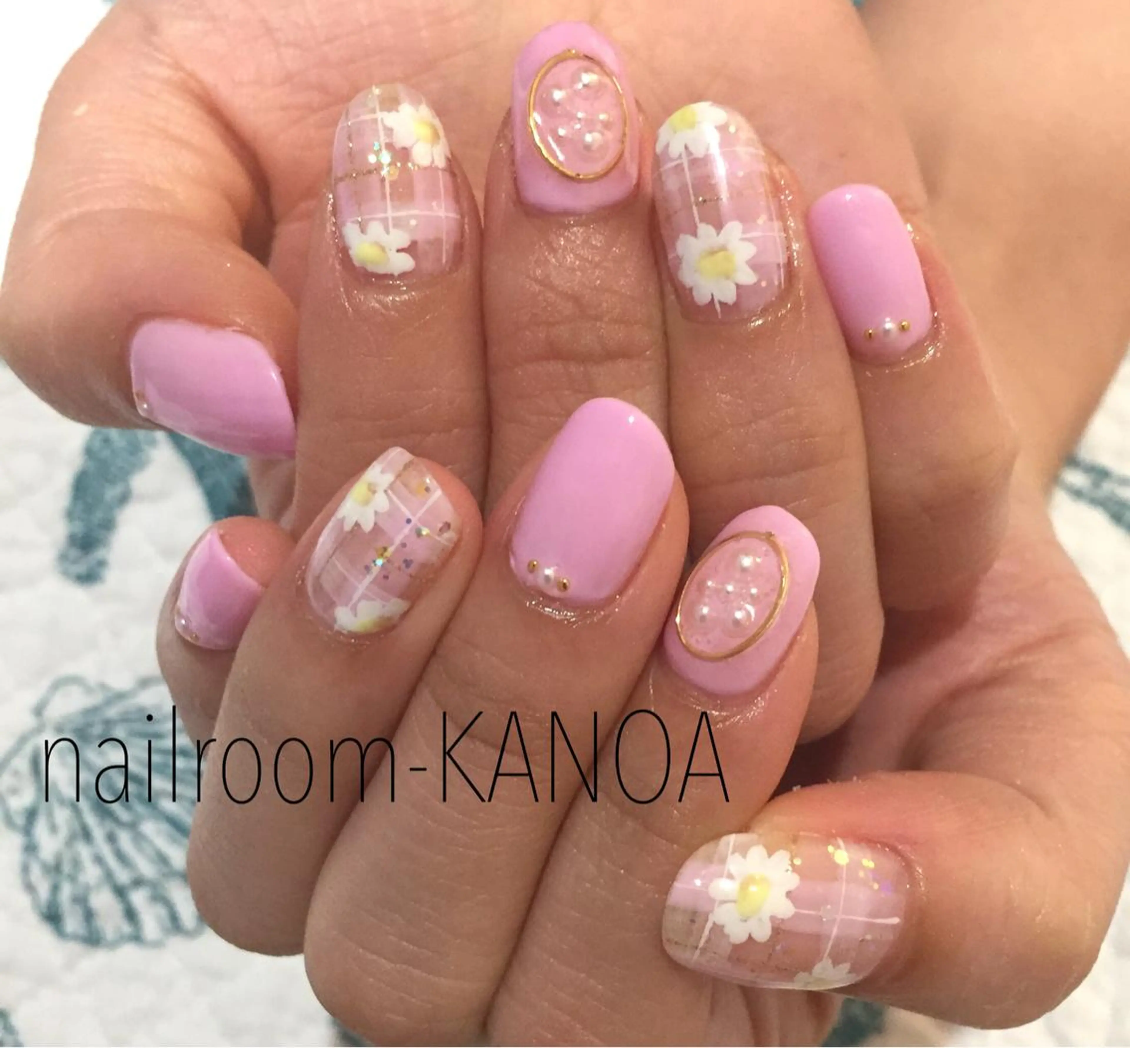 ネイル ピンク nailroom- KANOAのネイルデザイン