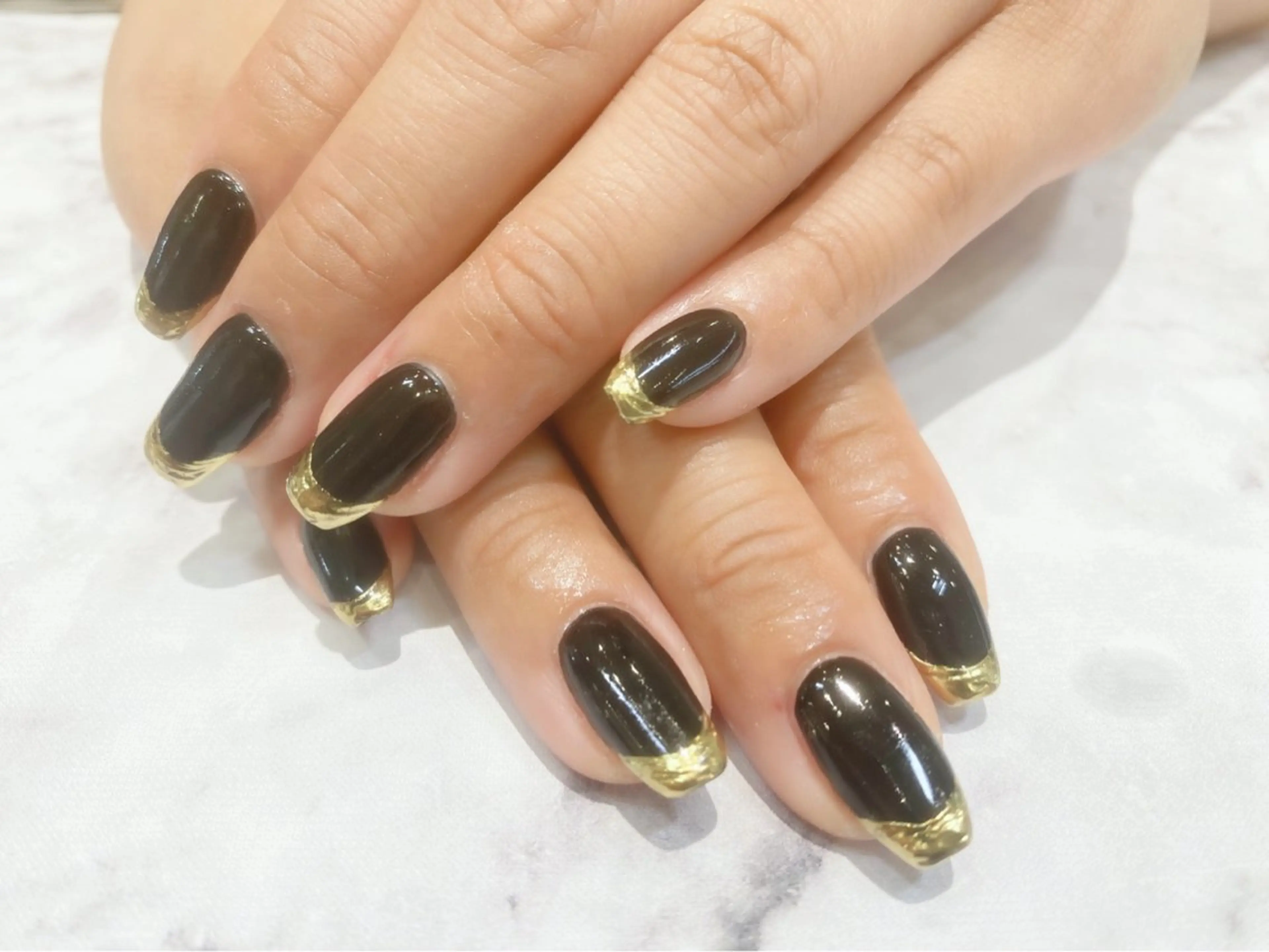 ネイル フレンチネイル ミラーネイル ハンドネイル ネイルサロン nail_upのネイルデザイン