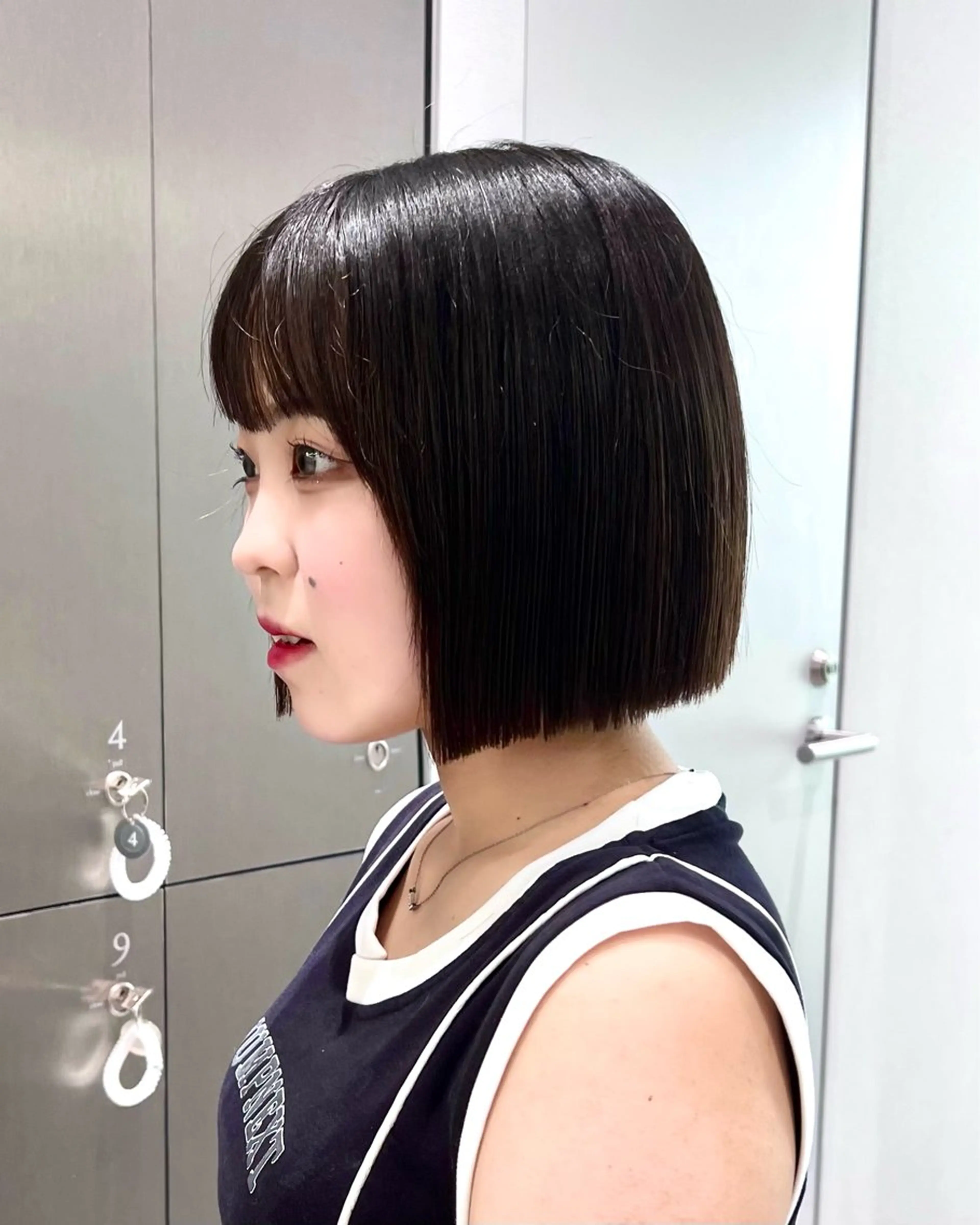 ショート カラー ヘアアレンジ 縮毛矯正🤍 盛れるボブ/ひかりのヘアスタイル