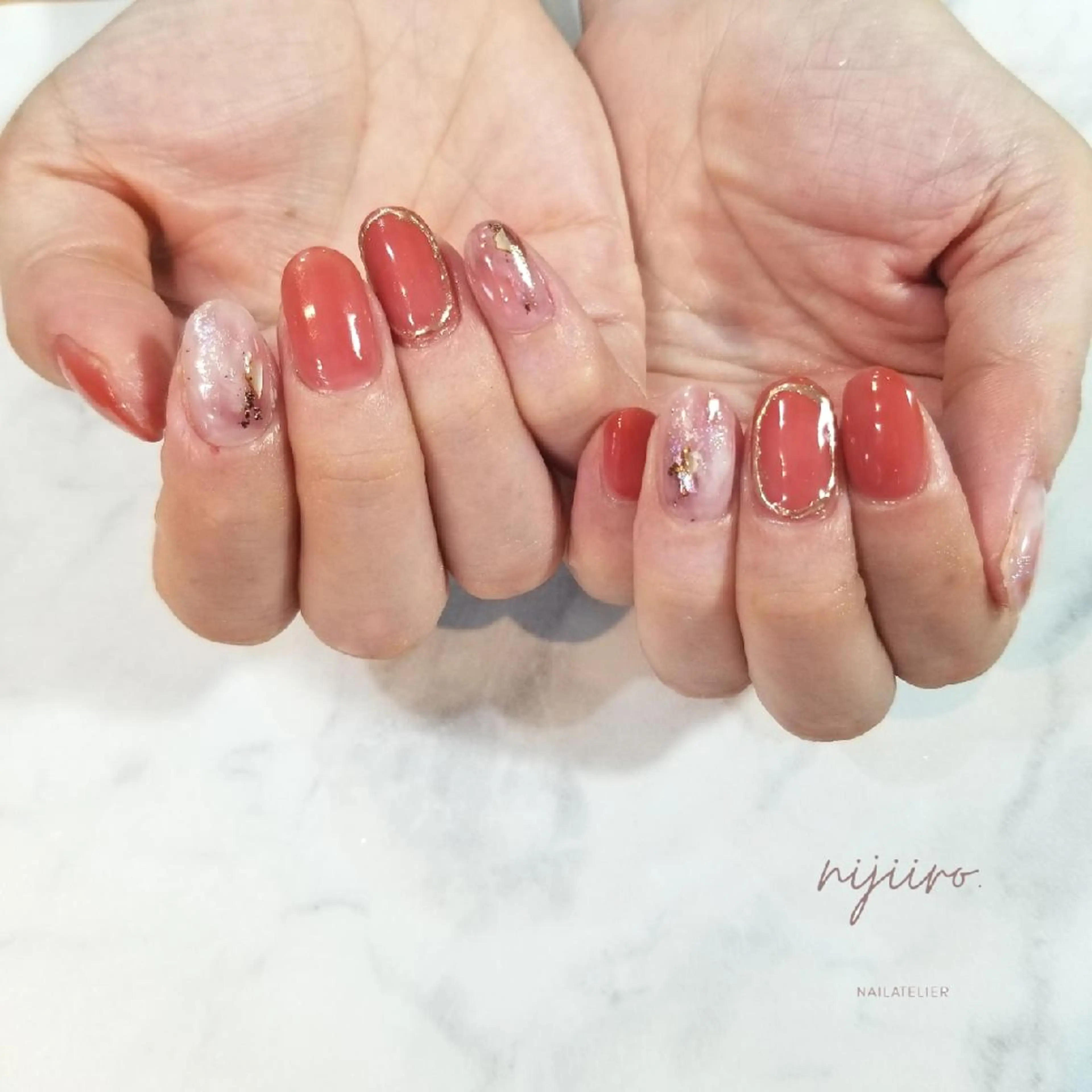 ネイル ハンドネイル nijiiro🌈 サトウのネイルデザイン