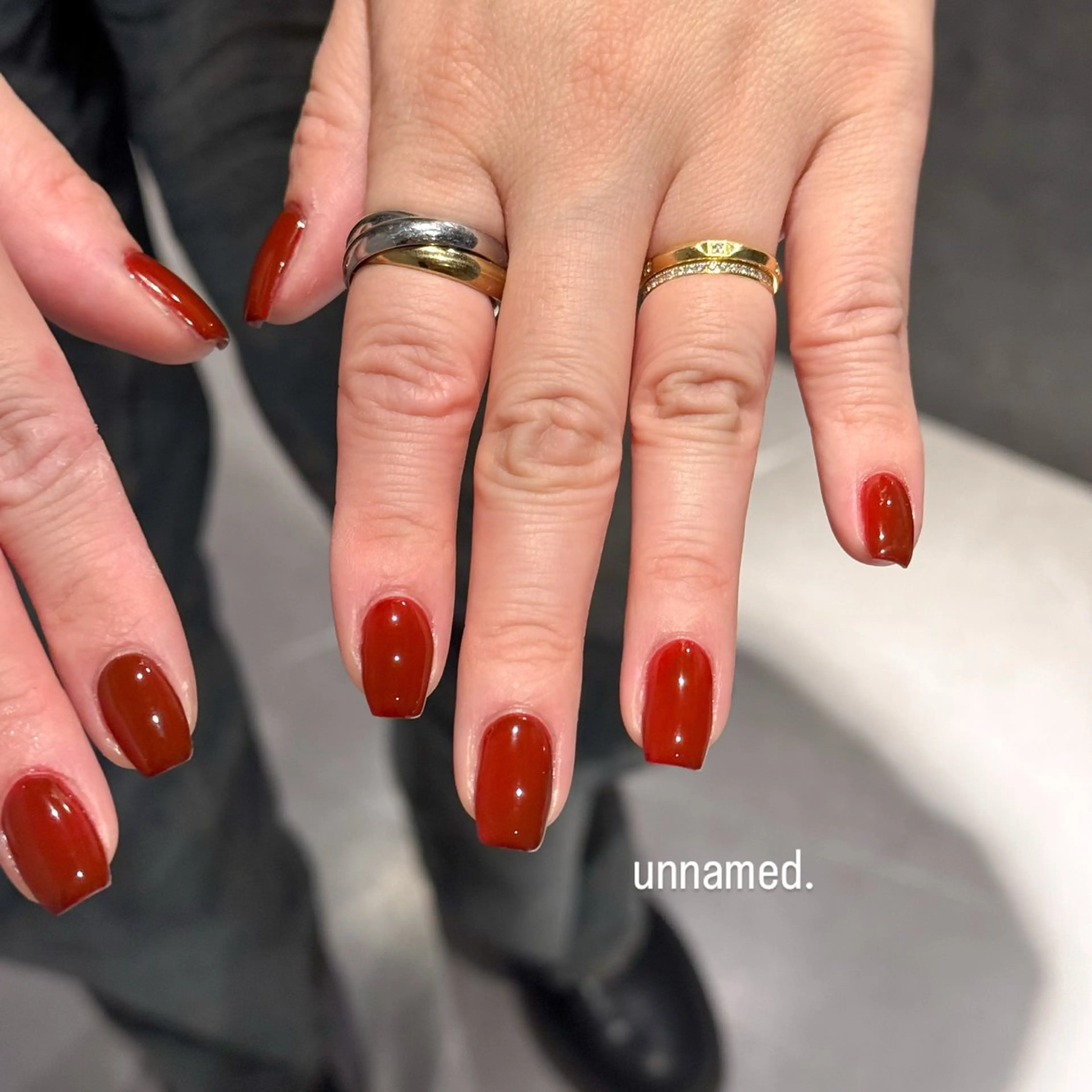 ネイル ボルドー ハンドネイル unnamed. Kurumiのネイルデザイン
