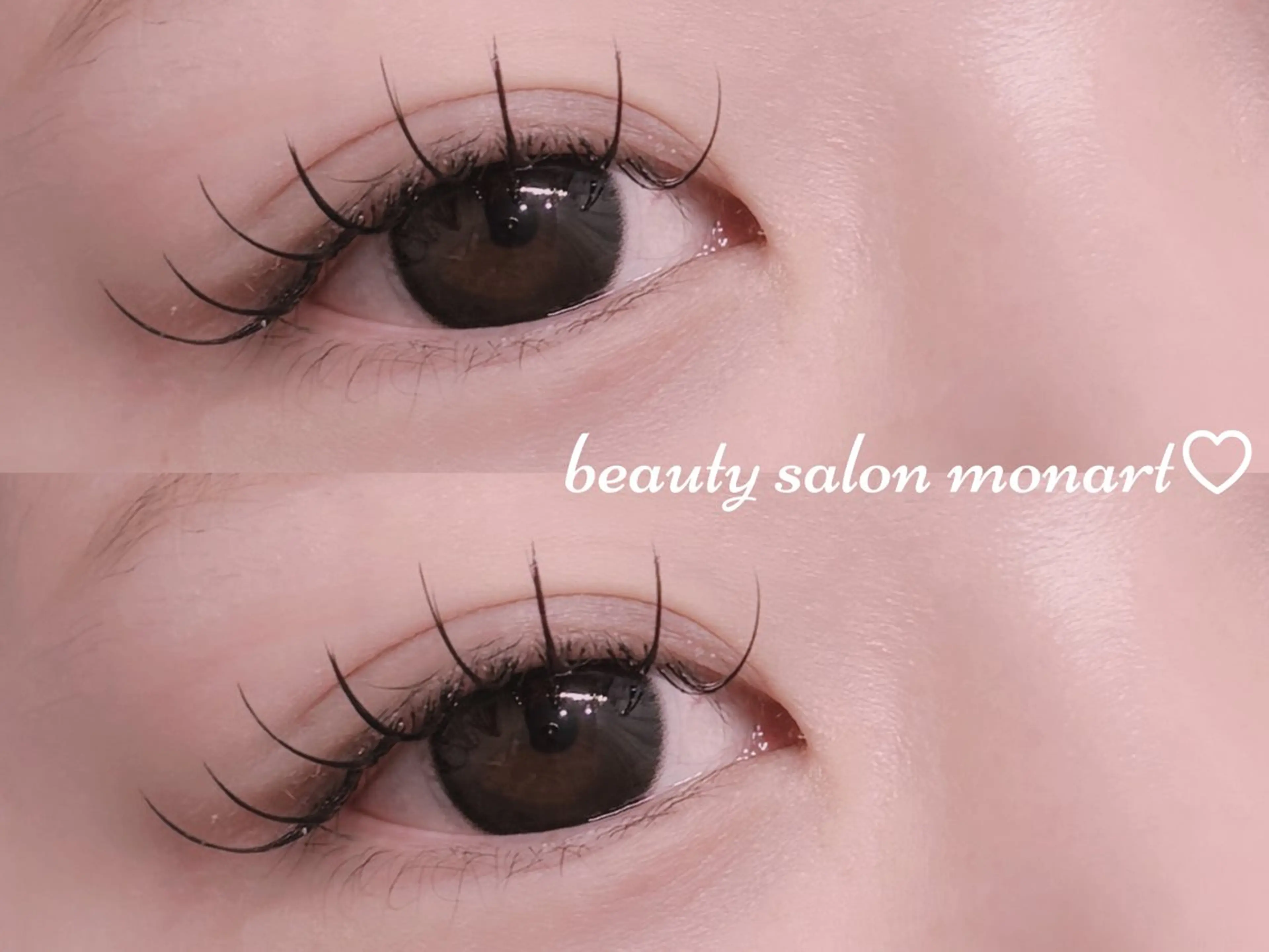 マツエク・マツパ マツエク monart kurehaのマツエク・マツパデザイン