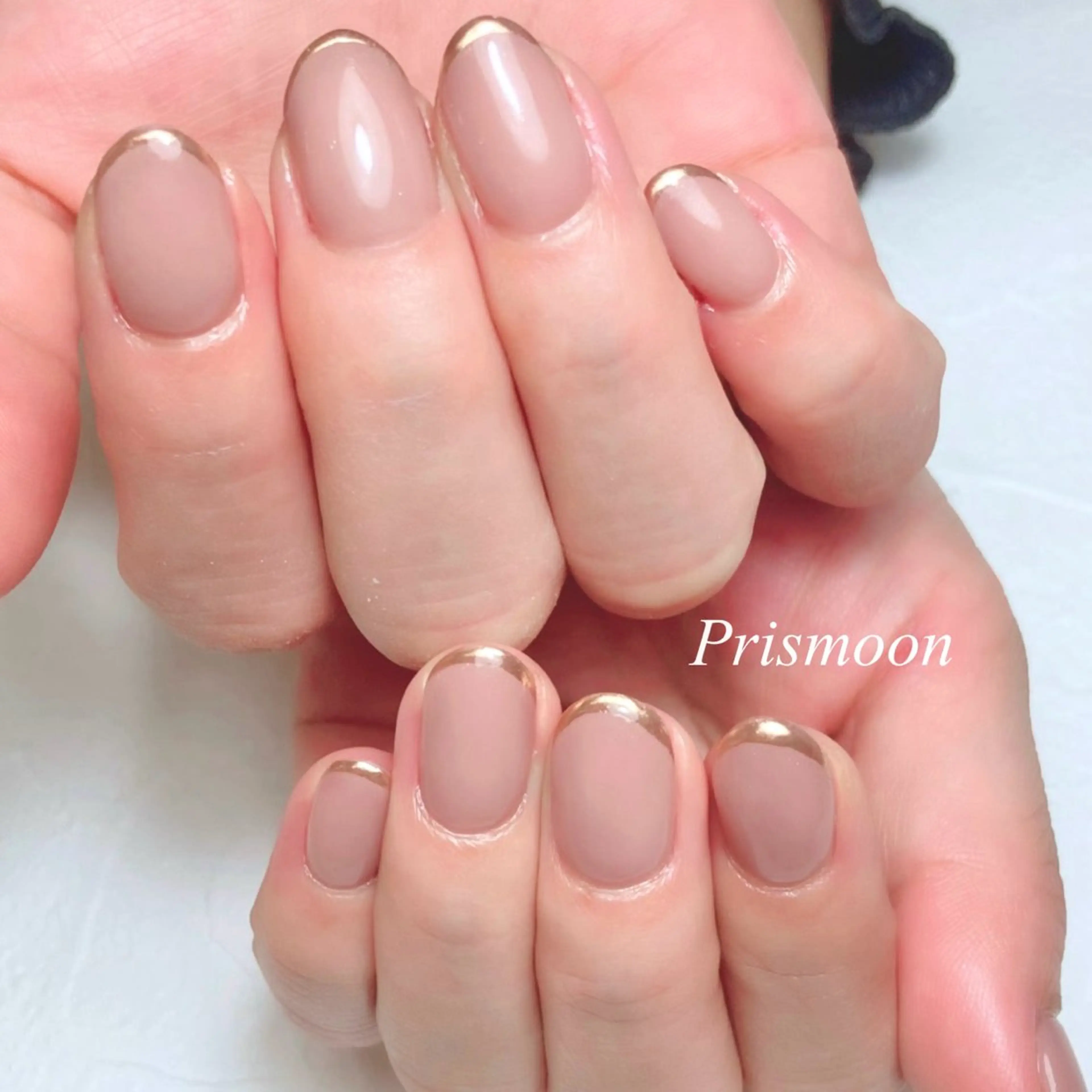 ネイル フレンチネイル Prismoon /津市ネイルのネイルデザイン