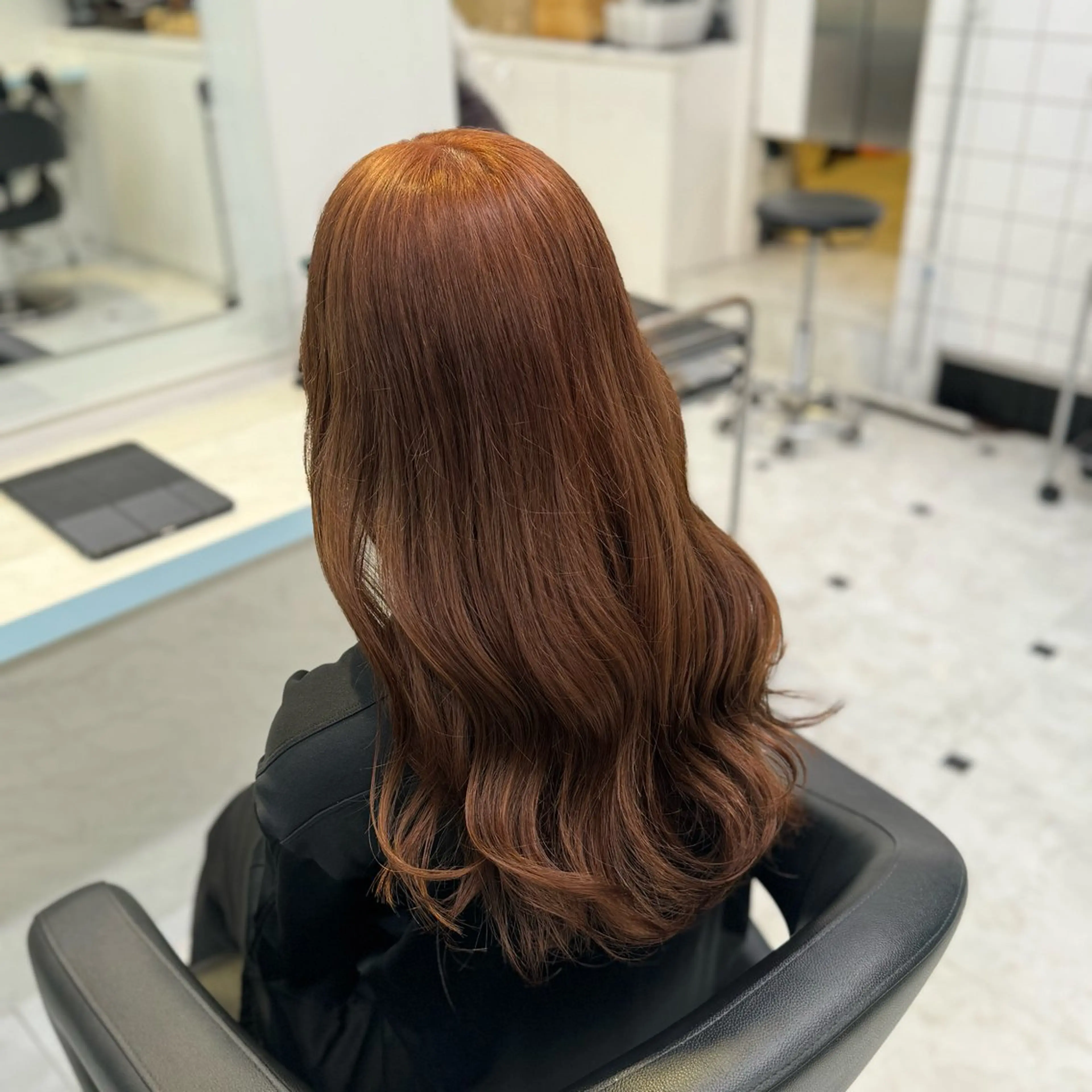 ロング ヘアカラー トリートメント 🤎モテ髪＆透明感 ミルクティー🥣🤎のヘアスタイル