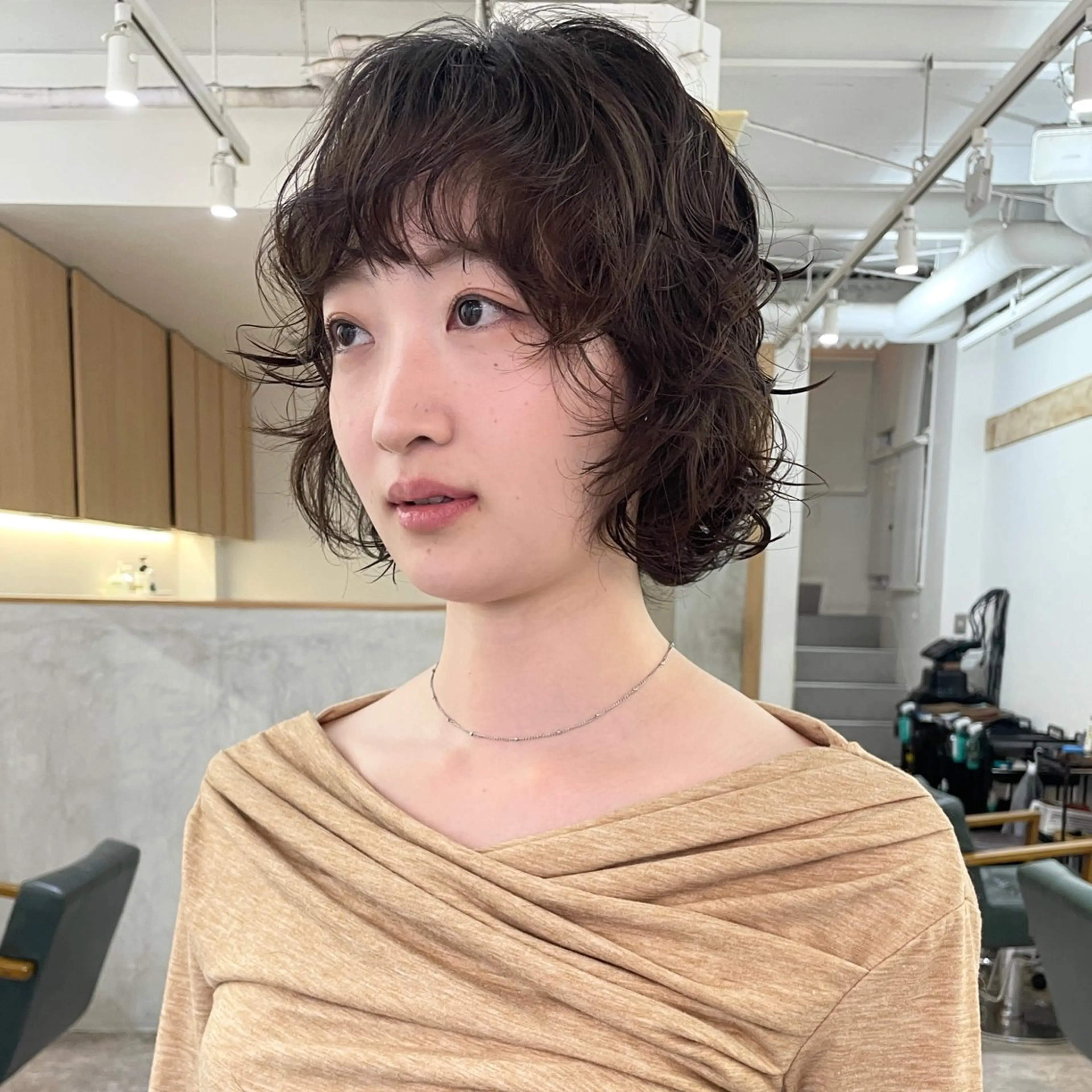 ショート パーマ ボブレイヤー ボブ レイヤーカット カット パーマ トリートメント 野村矩樂/パーマ /縮毛矯正のヘアスタイル