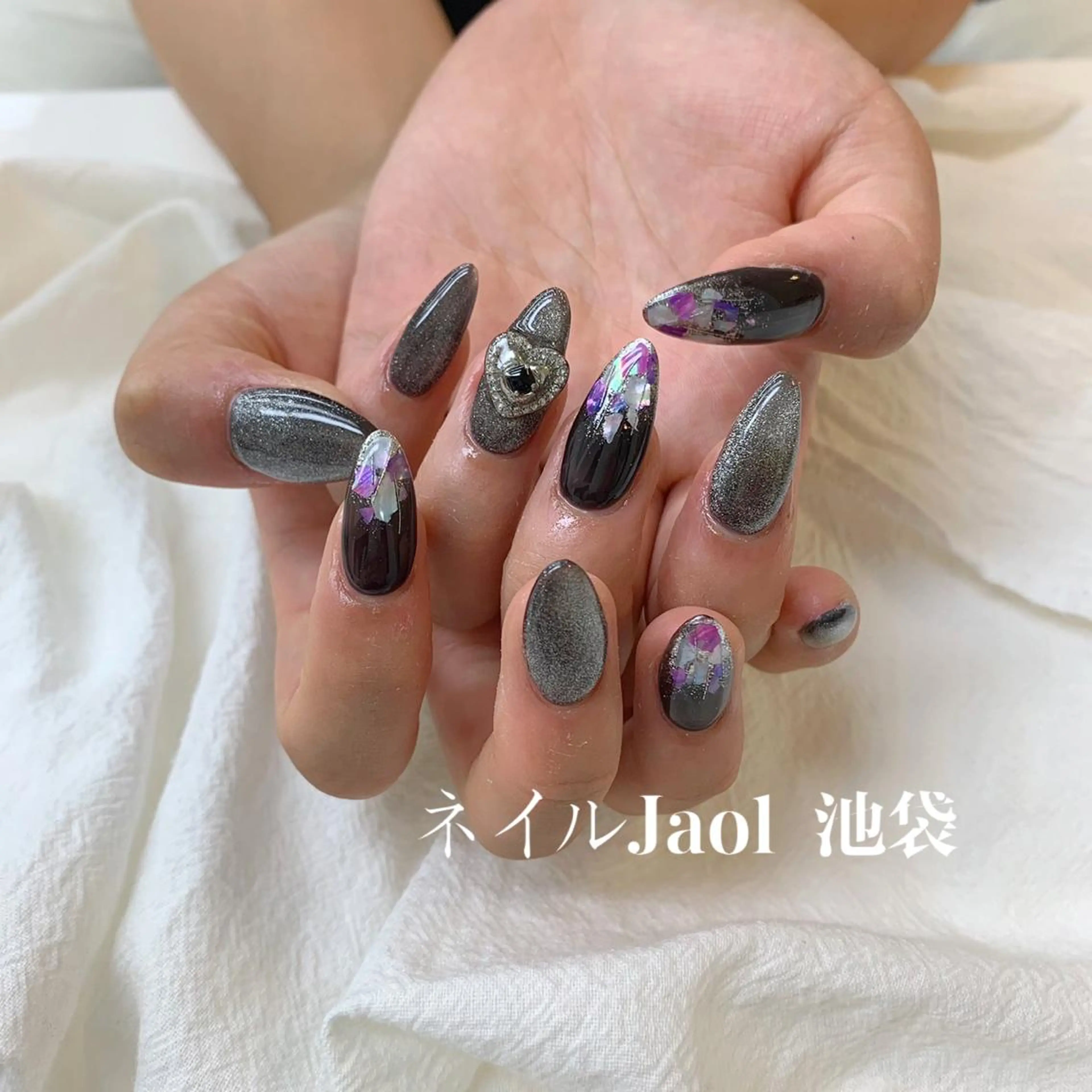 ミディアム ネイルJaol 池袋のネイルデザイン