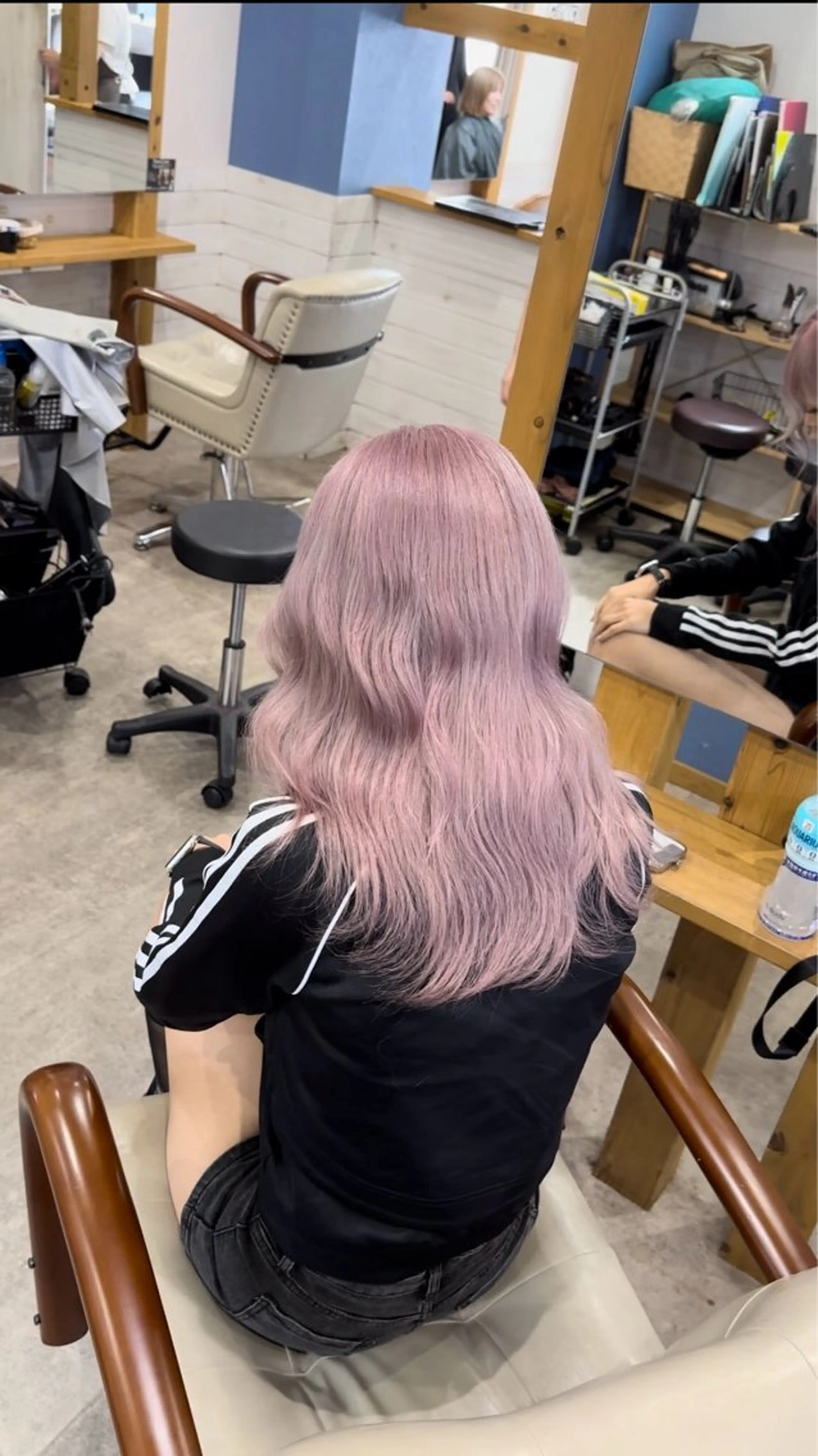 セミロング カット ヘアカラー GRAN Lucia 梅田茶屋町店所属・柔らかいハイトーン/ kizunaのヘアスタイル