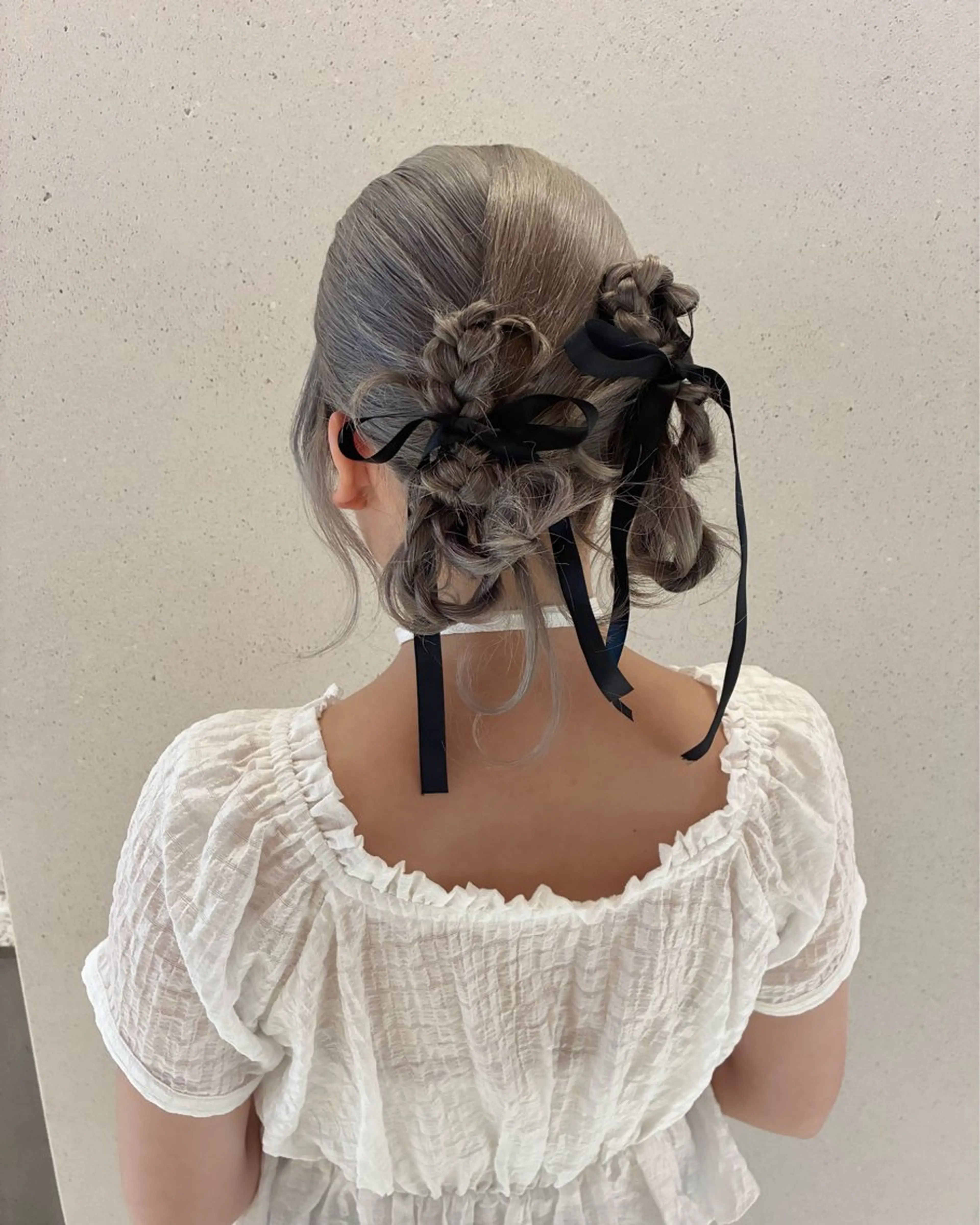 ロング ヘアアレンジ 山本 睦のヘアスタイル