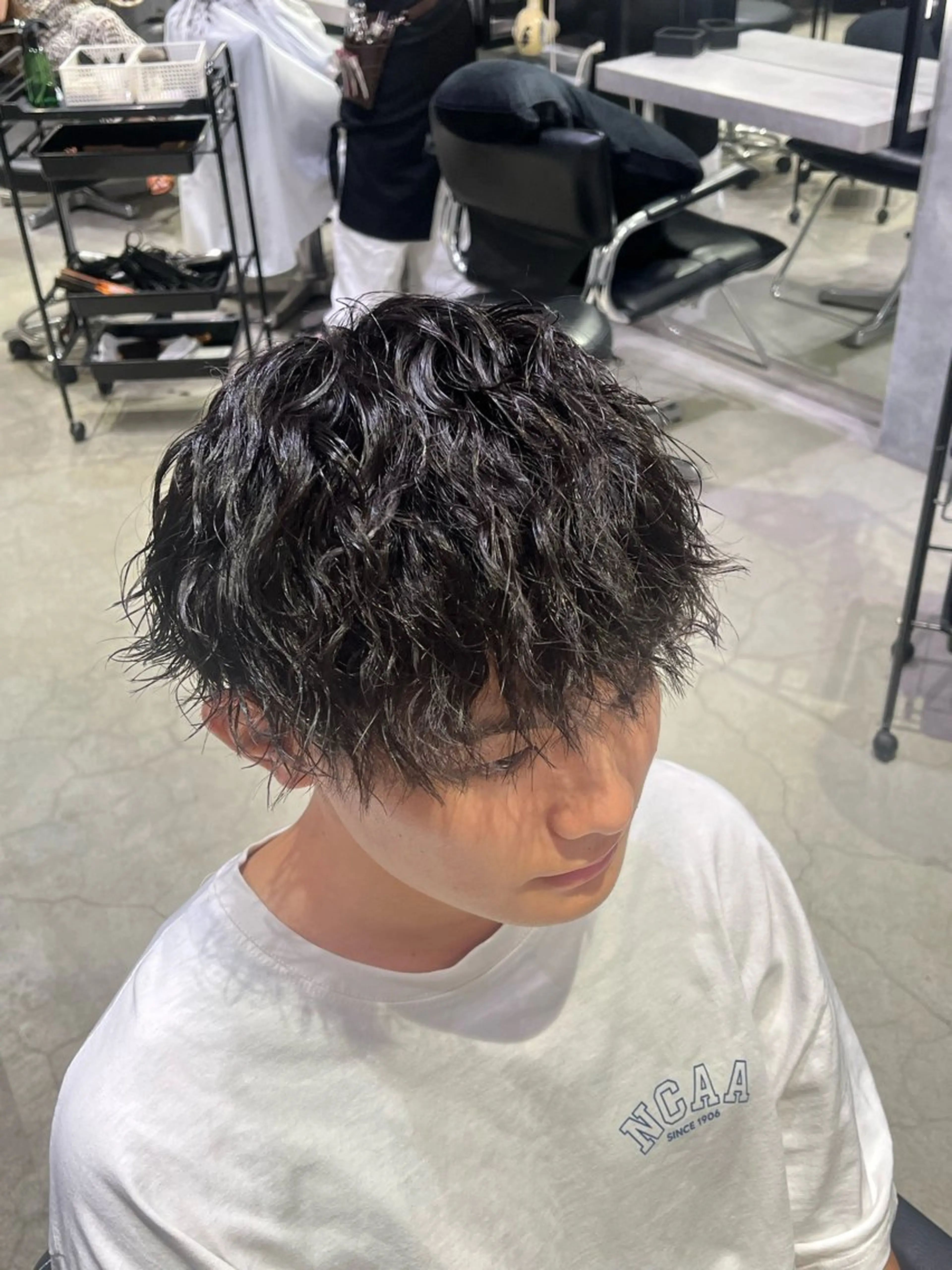 パーマ メンズ パーマ メンズスパイキー特化 ayumuのヘアスタイル