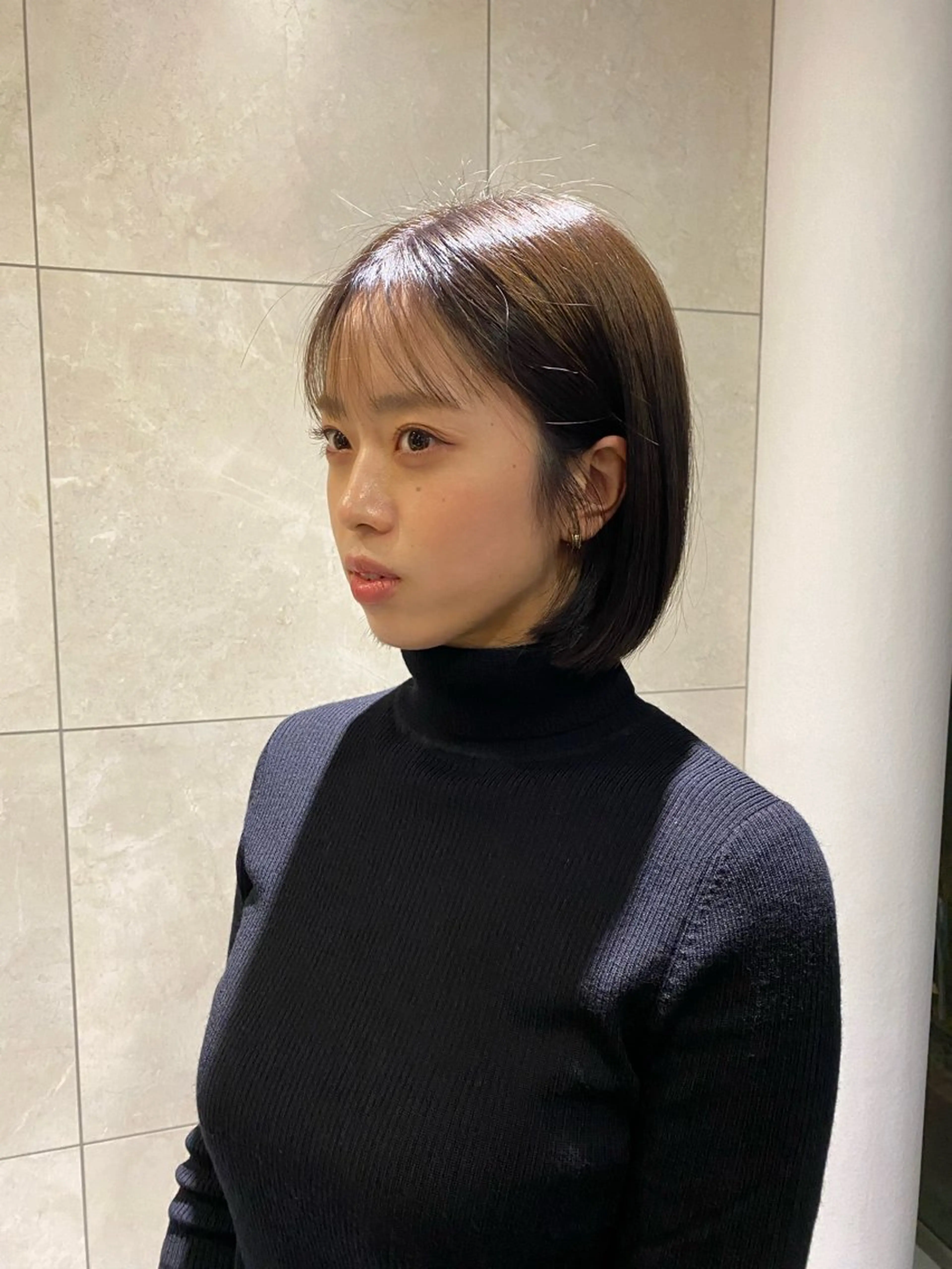 ショート ボブ 梅田美容室 SPADICユヅキ♠のヘアスタイル