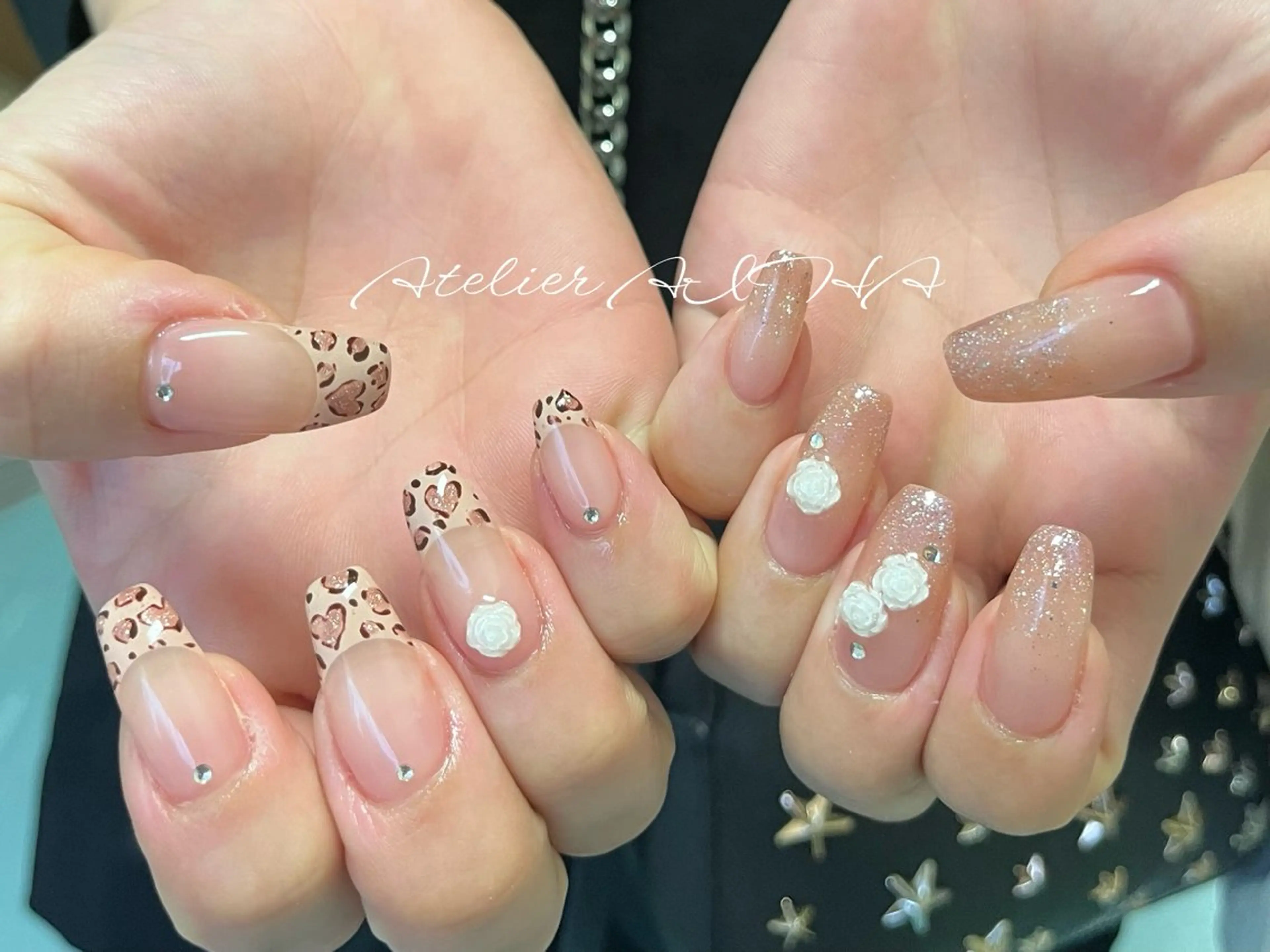 セミロング ハンドネイル アトリエAIHA★ フィルイン推奨サロンのネイルデザイン