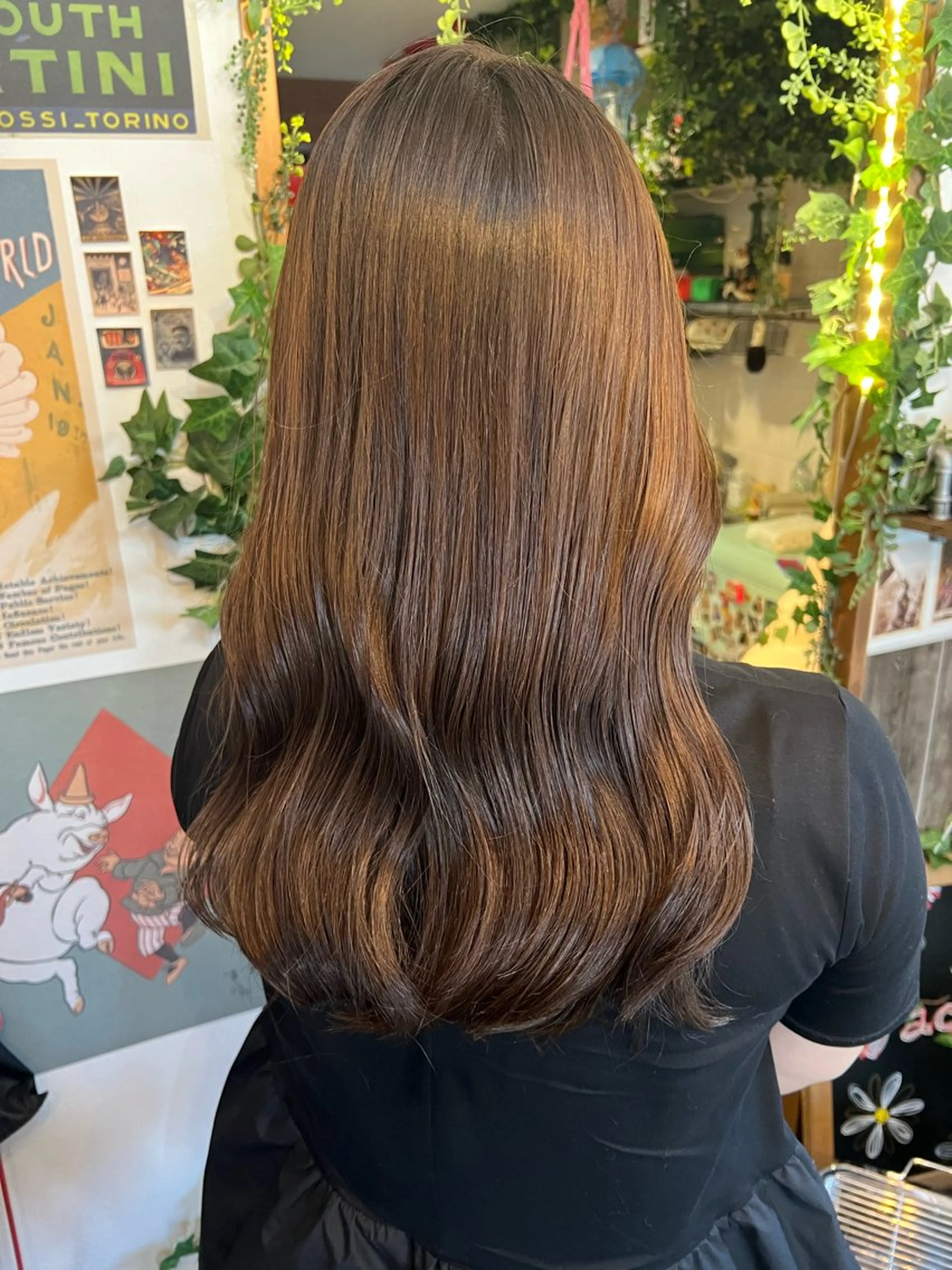 ロング カラー 透明感カラー グレージュ オリーブグレージュ オリーブグレー カット ヘアカラー トリートメント カラーパティシエ facce🌼ikoのヘアスタイル