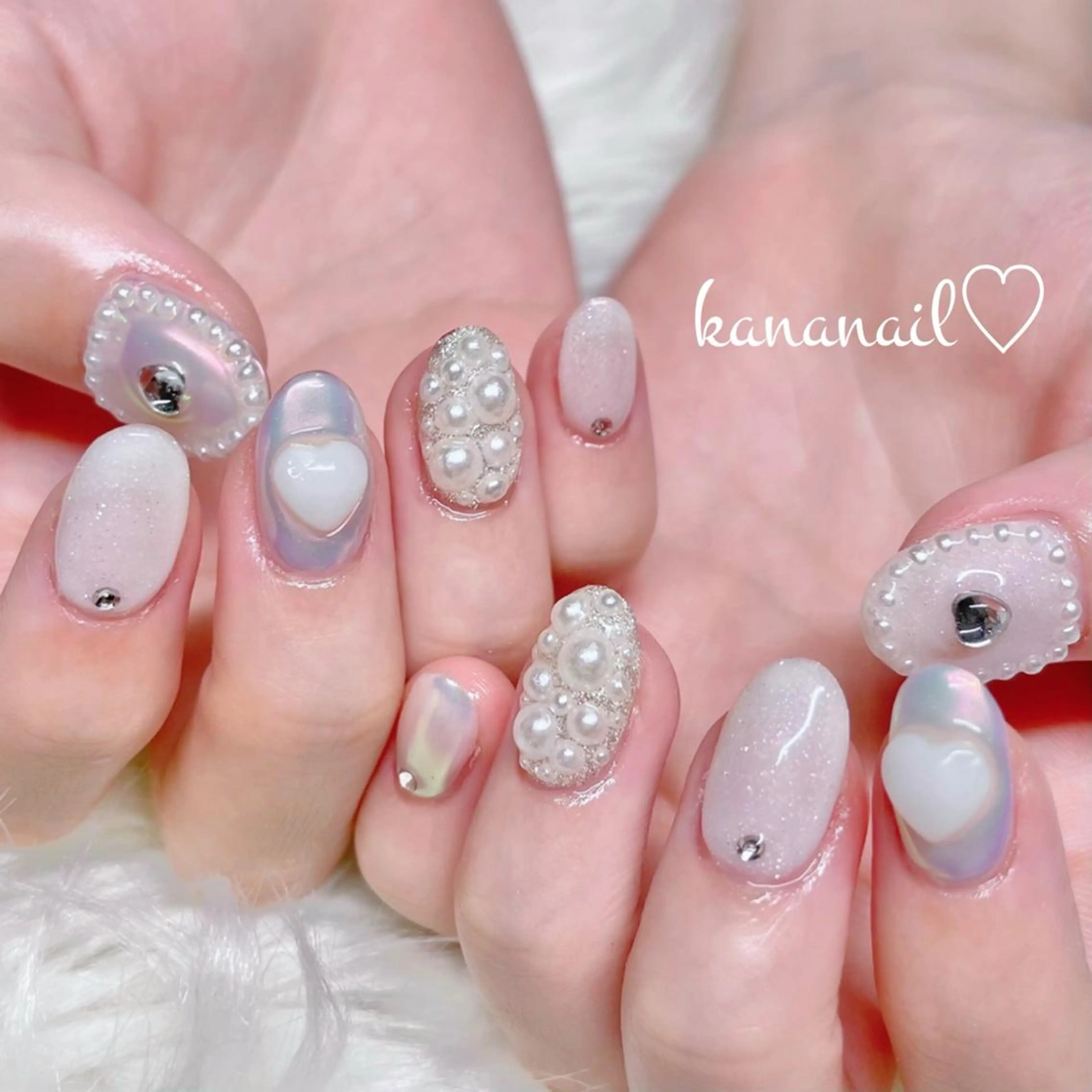 1番人気🎀ミディアムコース🎀ジェルオフ込み／持ち込みデザインOK／程よいボリュームを楽しみたい方はコチラ✨の写真