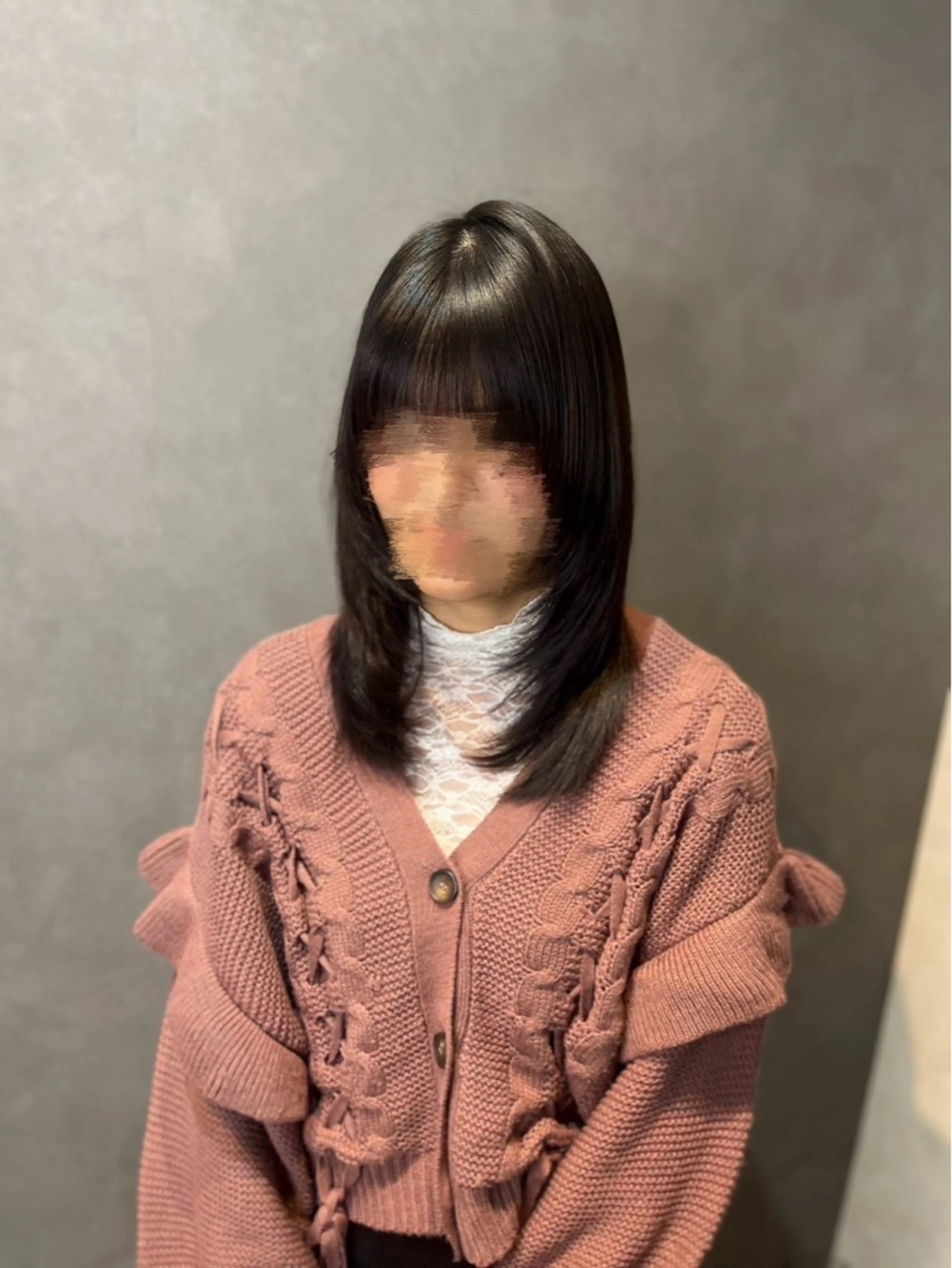 セミロング 顔周りカット レイヤーカット YUITO/ 仙台のヘアスタイル