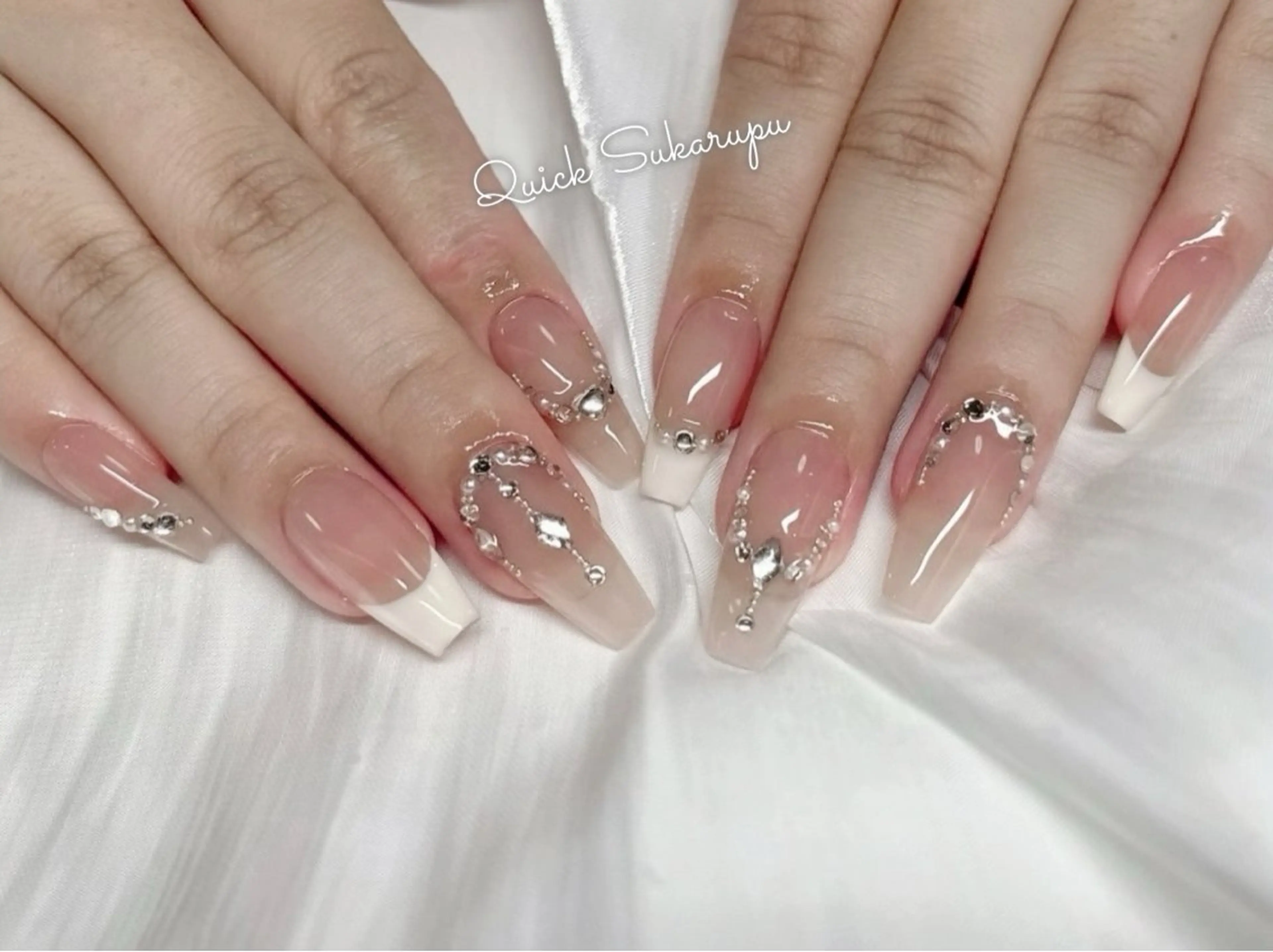 ロング Quick Sukarupuのネイルデザイン
