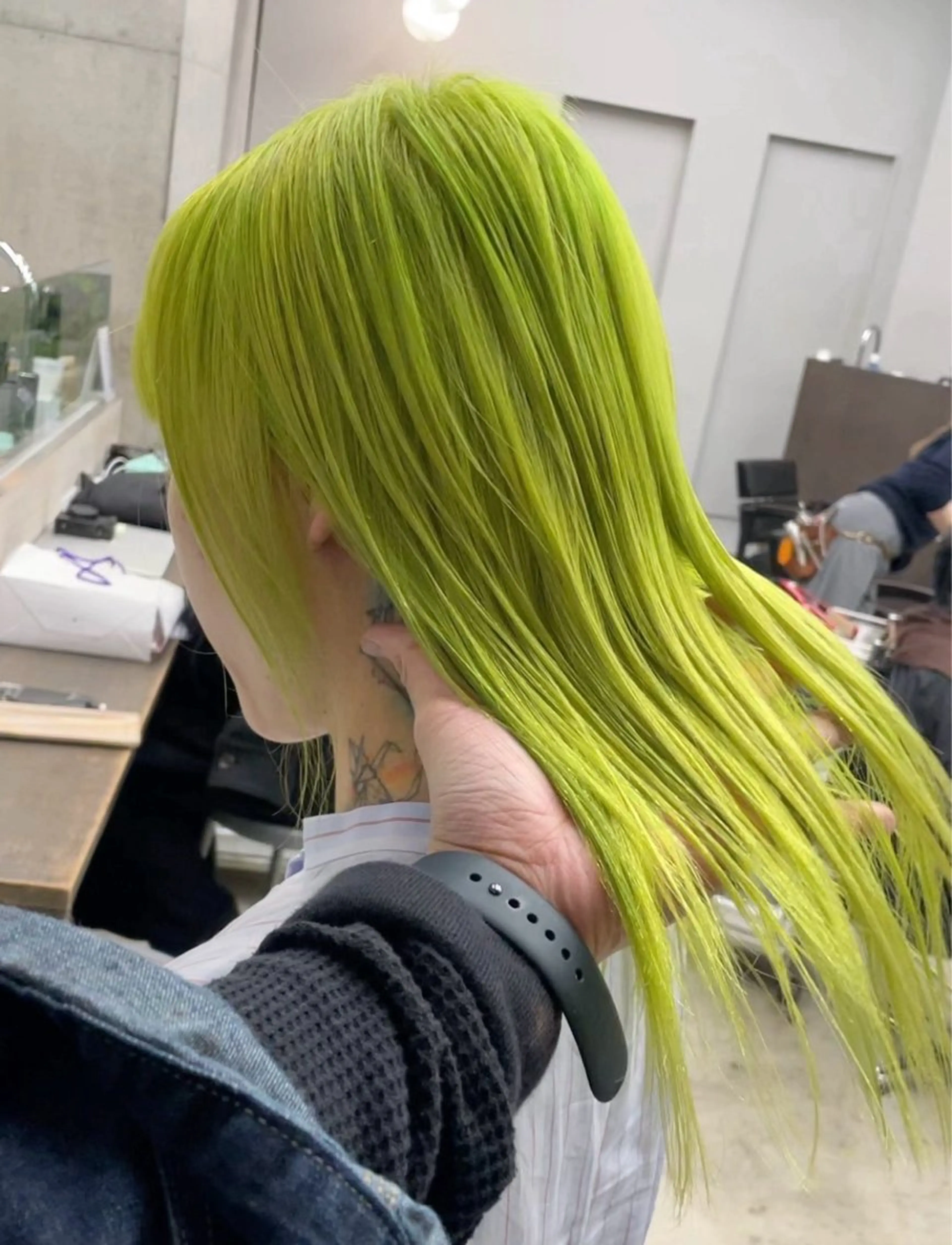 カラー ブリーチカラー/ワン カラー/sumireのヘアスタイル