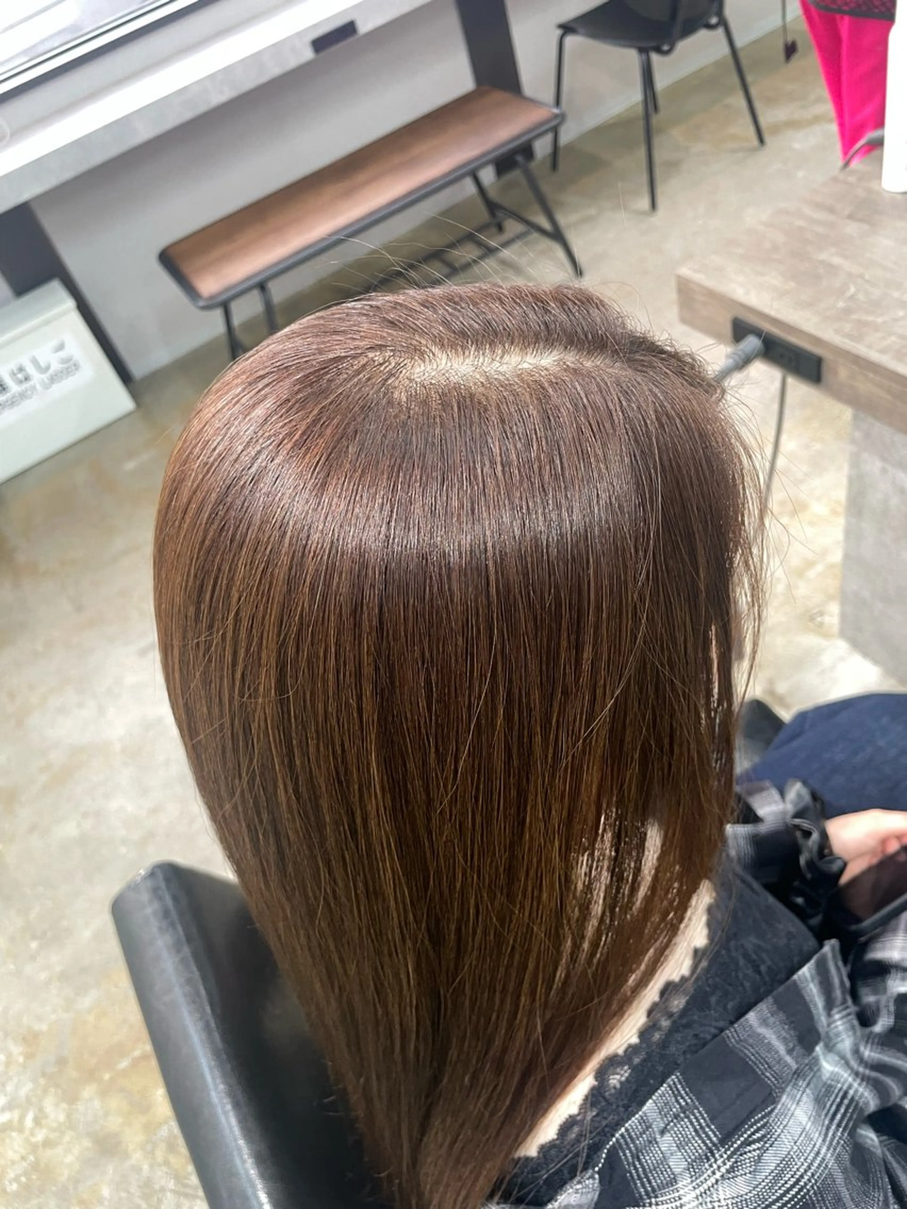 ロング カラー ベージュカラー ヘアカラー ブレンバイドット所属・ニュアンスカラー/ 🫧レミ(坊主)のヘアスタイル