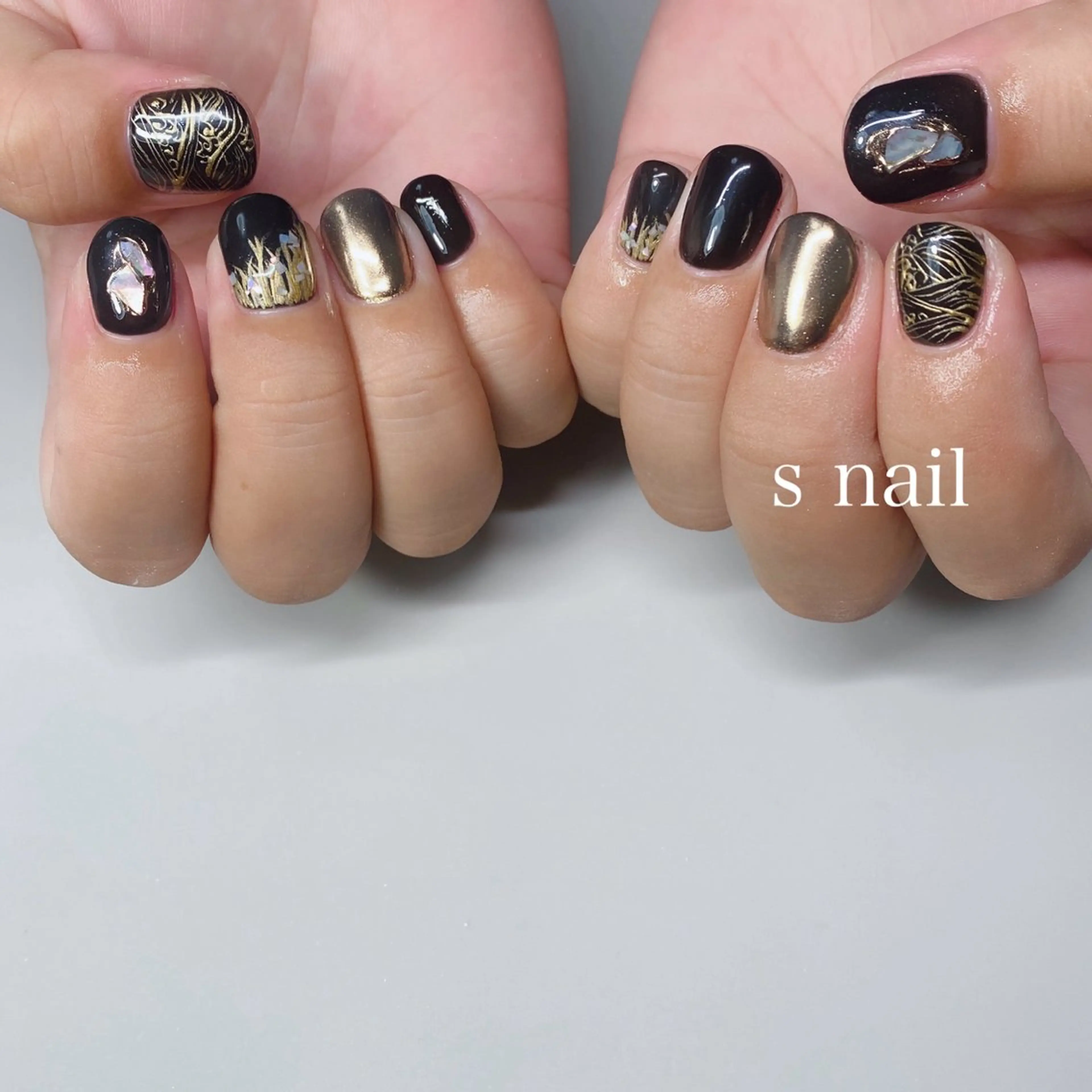 ネイル アートネイル ハンドネイル s nail さとよしみゆきのネイルデザイン